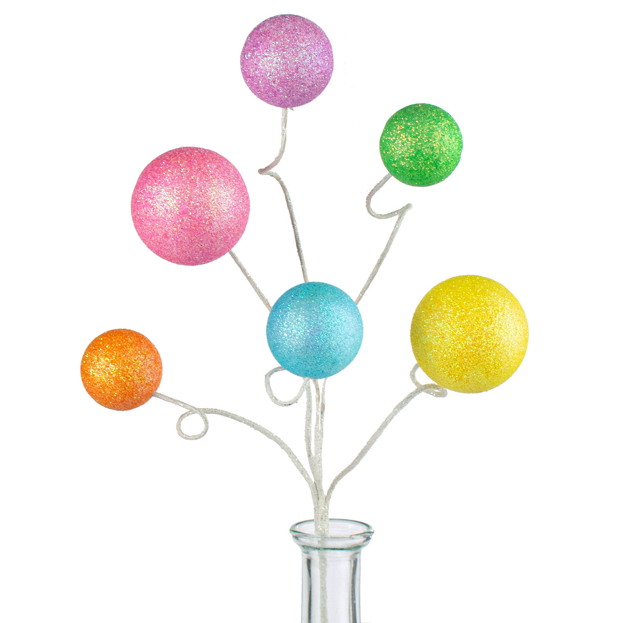 18" Glitter Ball Spray: Spring Multi Item Number: MN0299FR