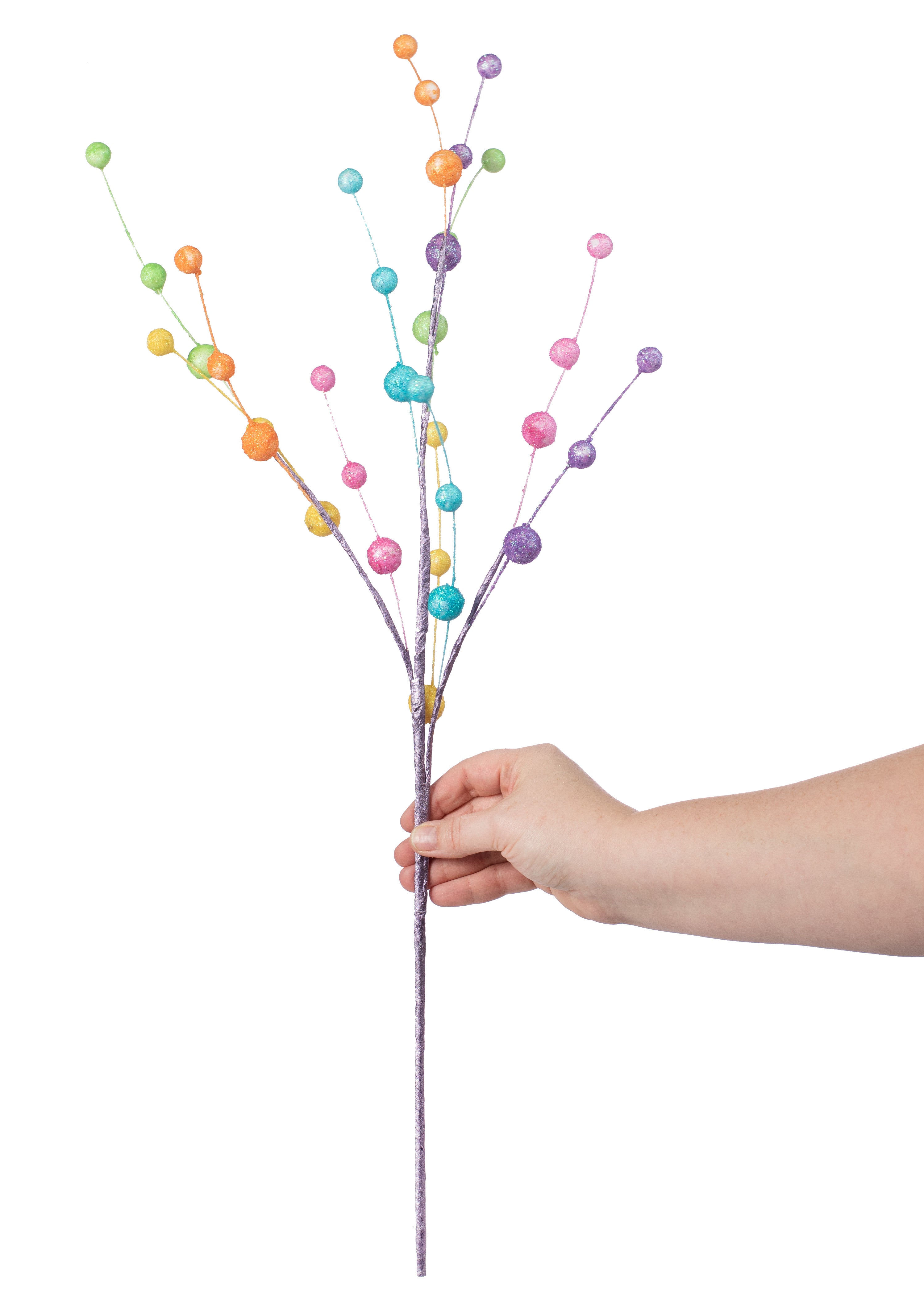 27" Glitter Ball Spray: Spring Pastels Lifestyle Photo