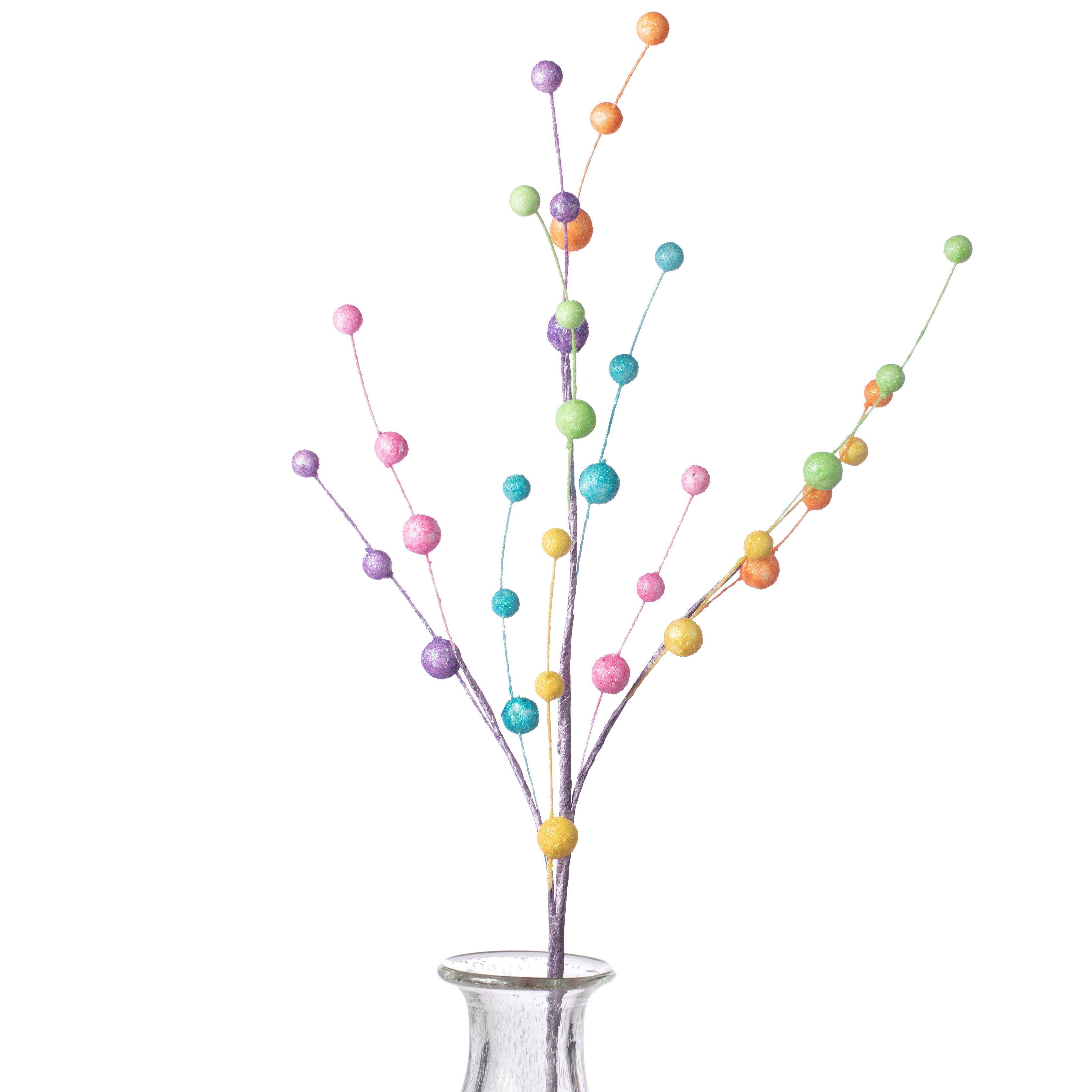 27" Glitter Ball Spray: Spring Pastels Item Number: XS59432C