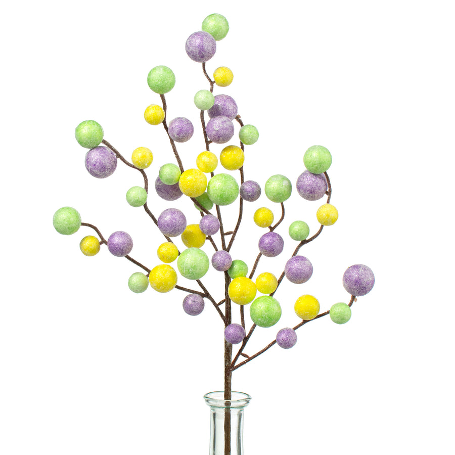 17" Glitter Ball Spray: Yellow, Light Green, Lavender Item Number: MN0285FJ