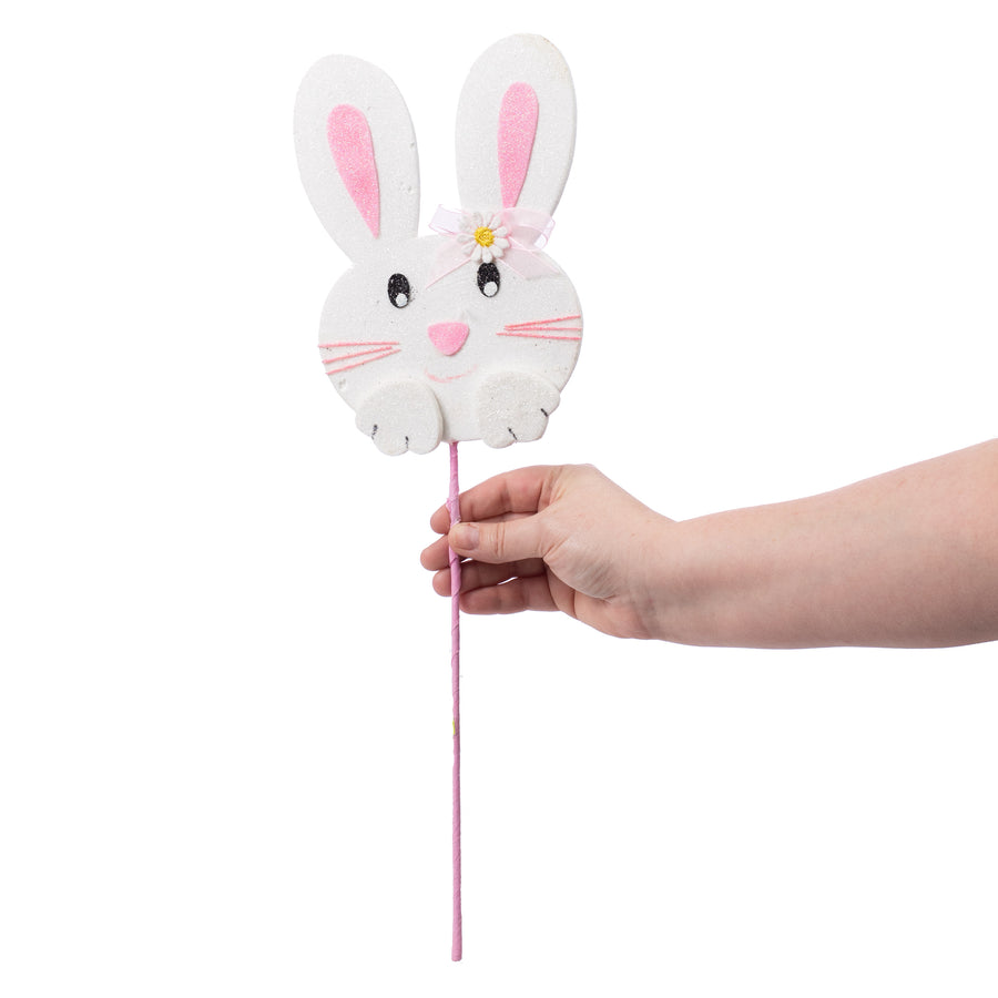 20" Glitter Bunny Pick Lifestyle Photo