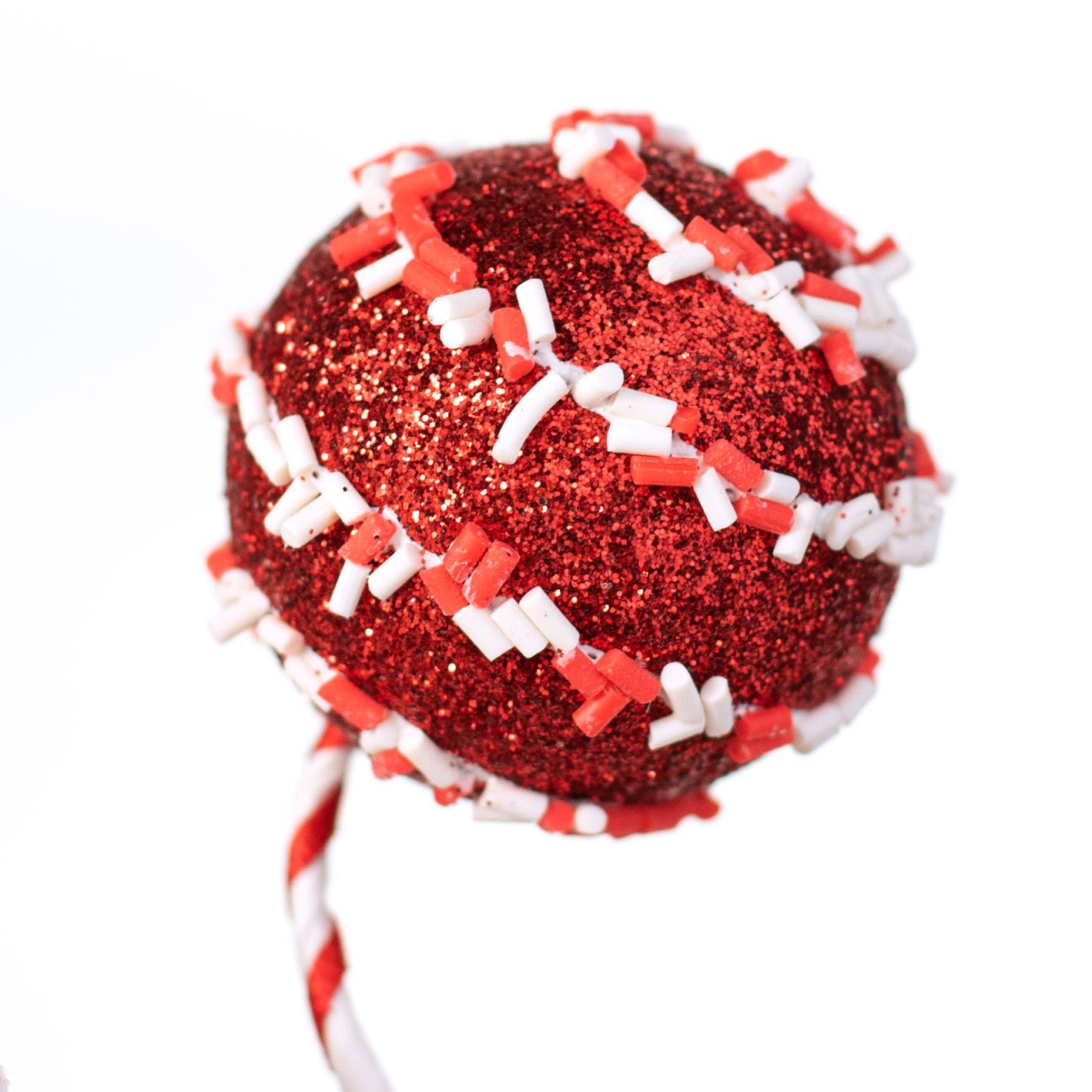 18" Glitter Cake Pop Spray: Peppermint Lifestyle Photo