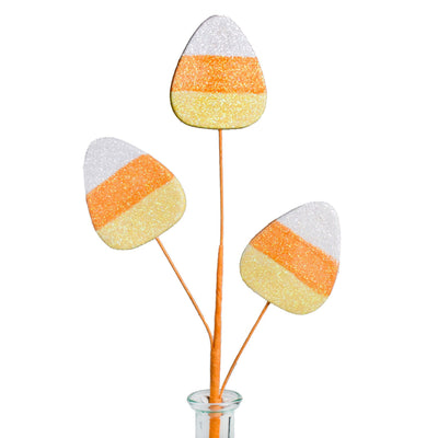 16" Glitter Candy Corn Pick Item Number: 52421SP16