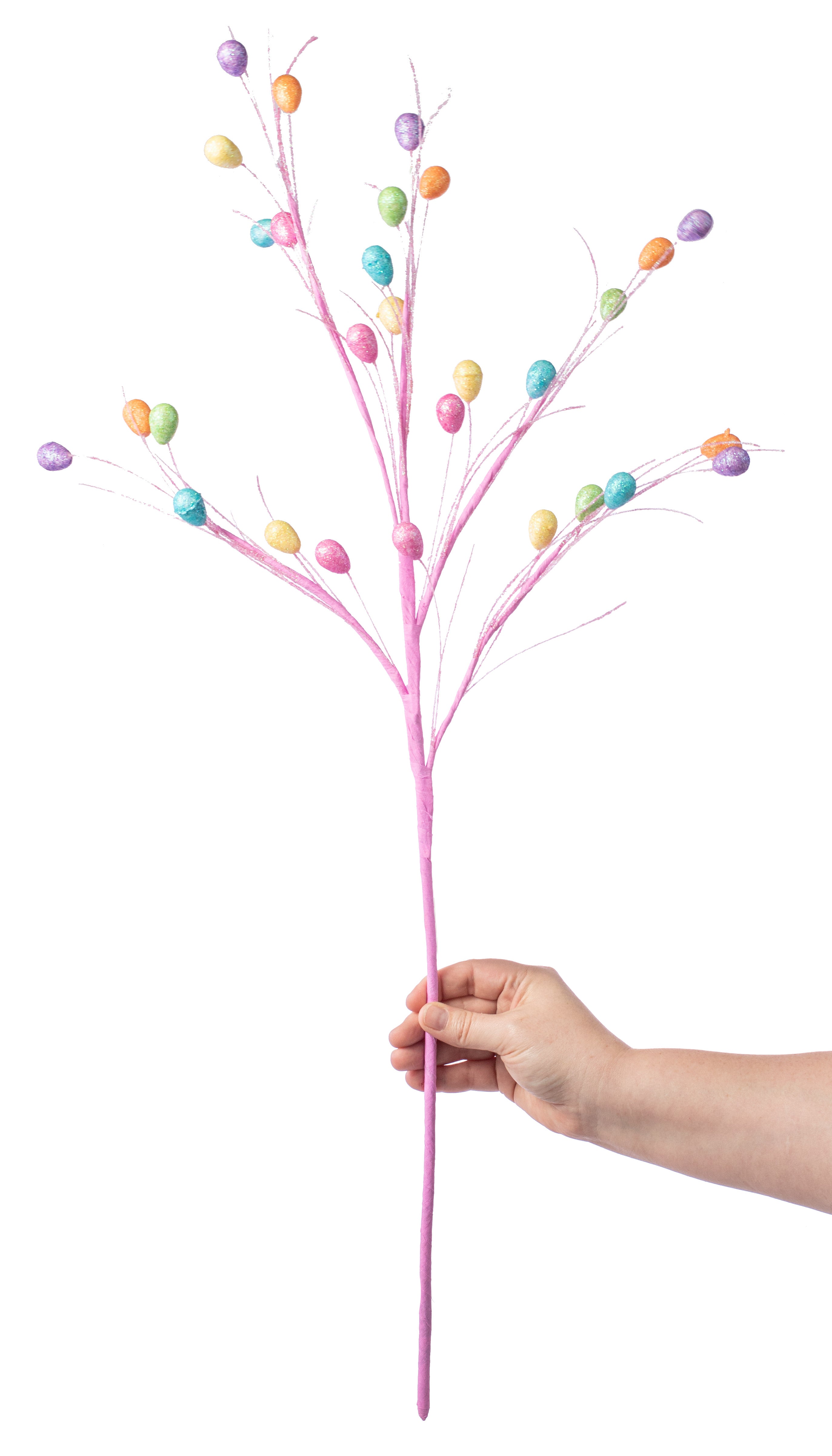 31" Glitter Easter Egg Candy Spray Lifestyle Photo