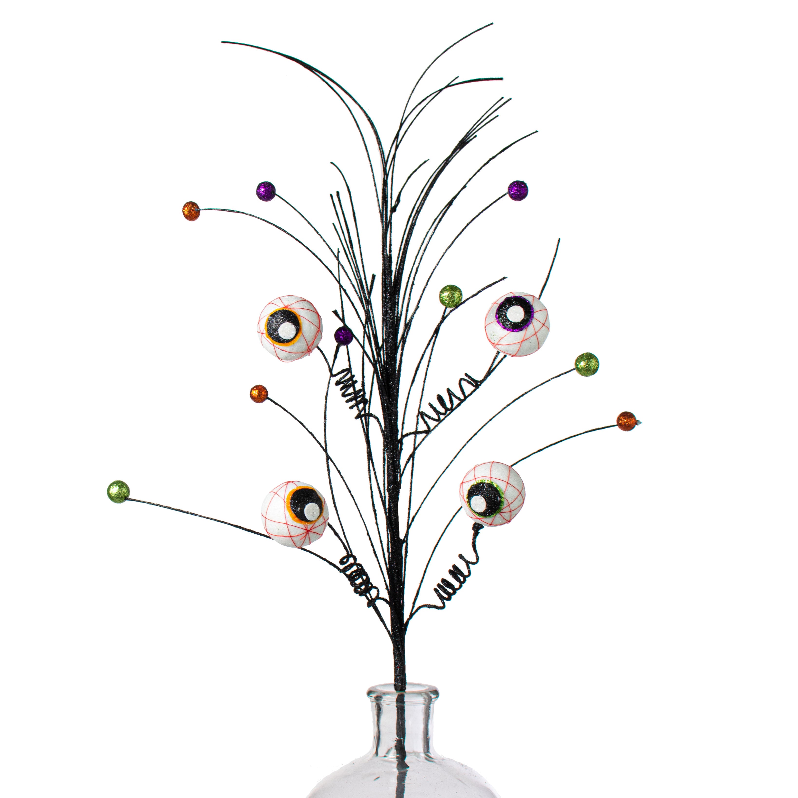 29" Glitter Eyeball Spray Item Number: HH1235