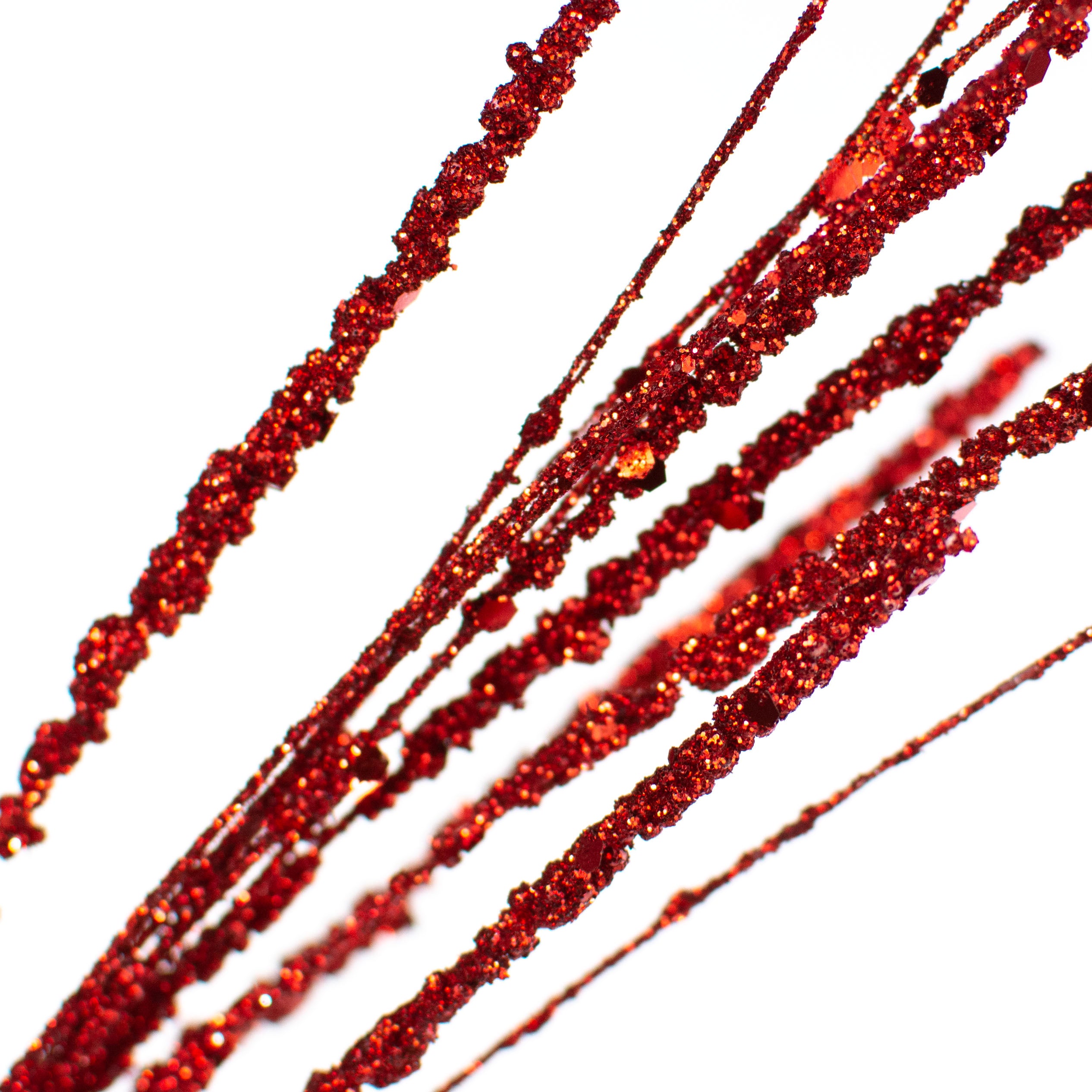 35" Glitter Fishline Spray: Red Lifestyle Photo