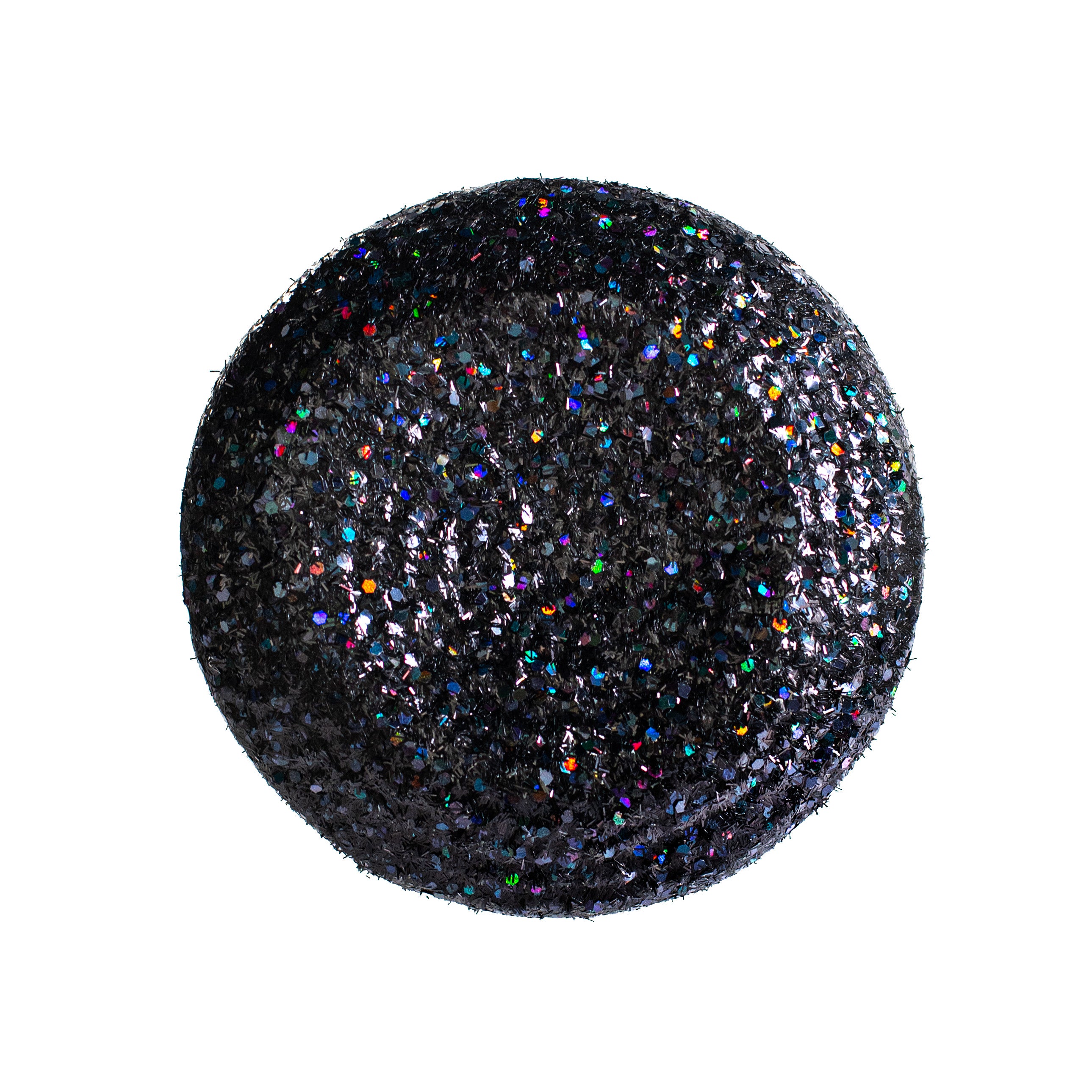 7" Glitter Flower Head: Black Item Number: FJ518802