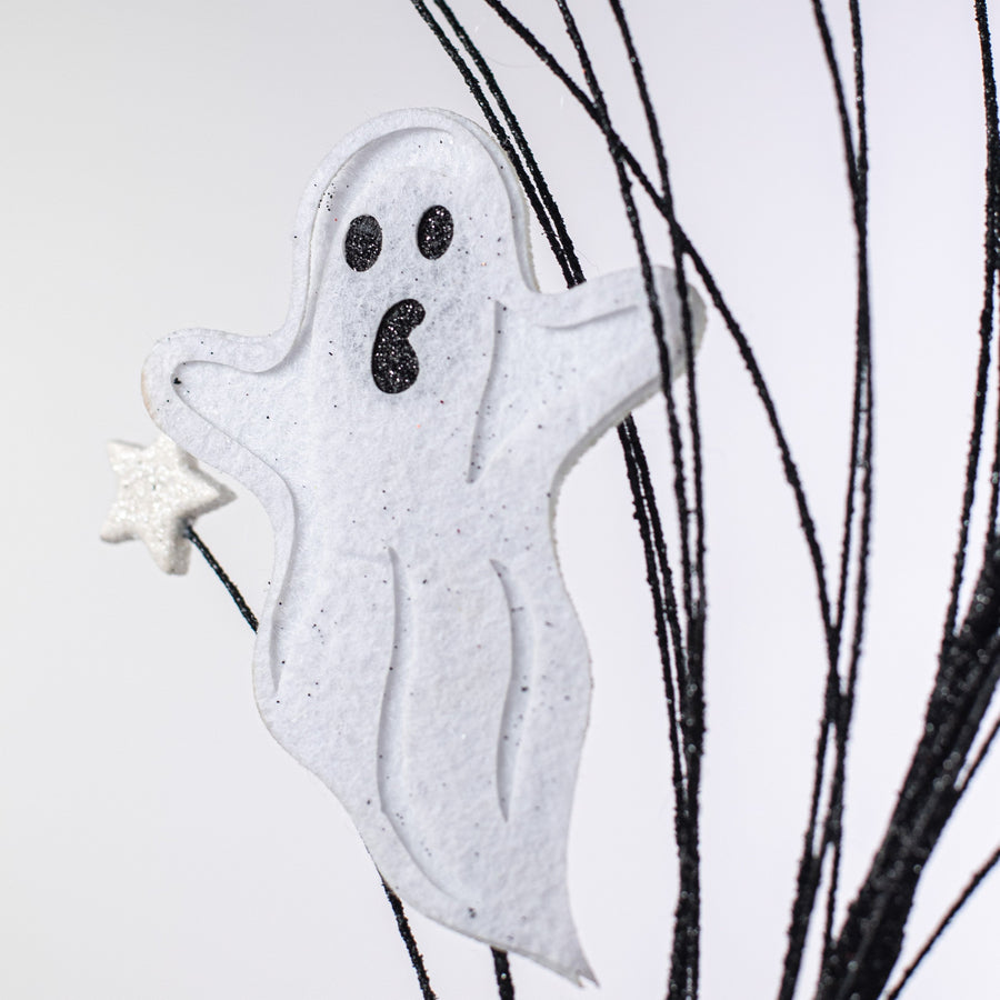 30" Glitter Ghost, Mini Star, Wisp Spray detail photo 4
