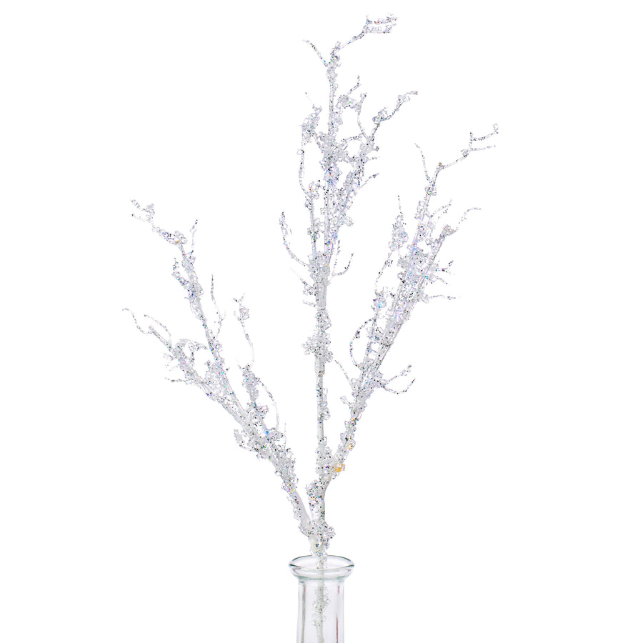 18" Glitter Ice Twig Spray Item Number: 141746