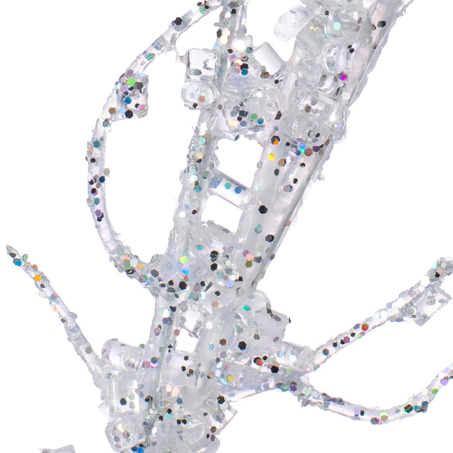 18" Glitter Ice Twig Spray Lifestyle Photo