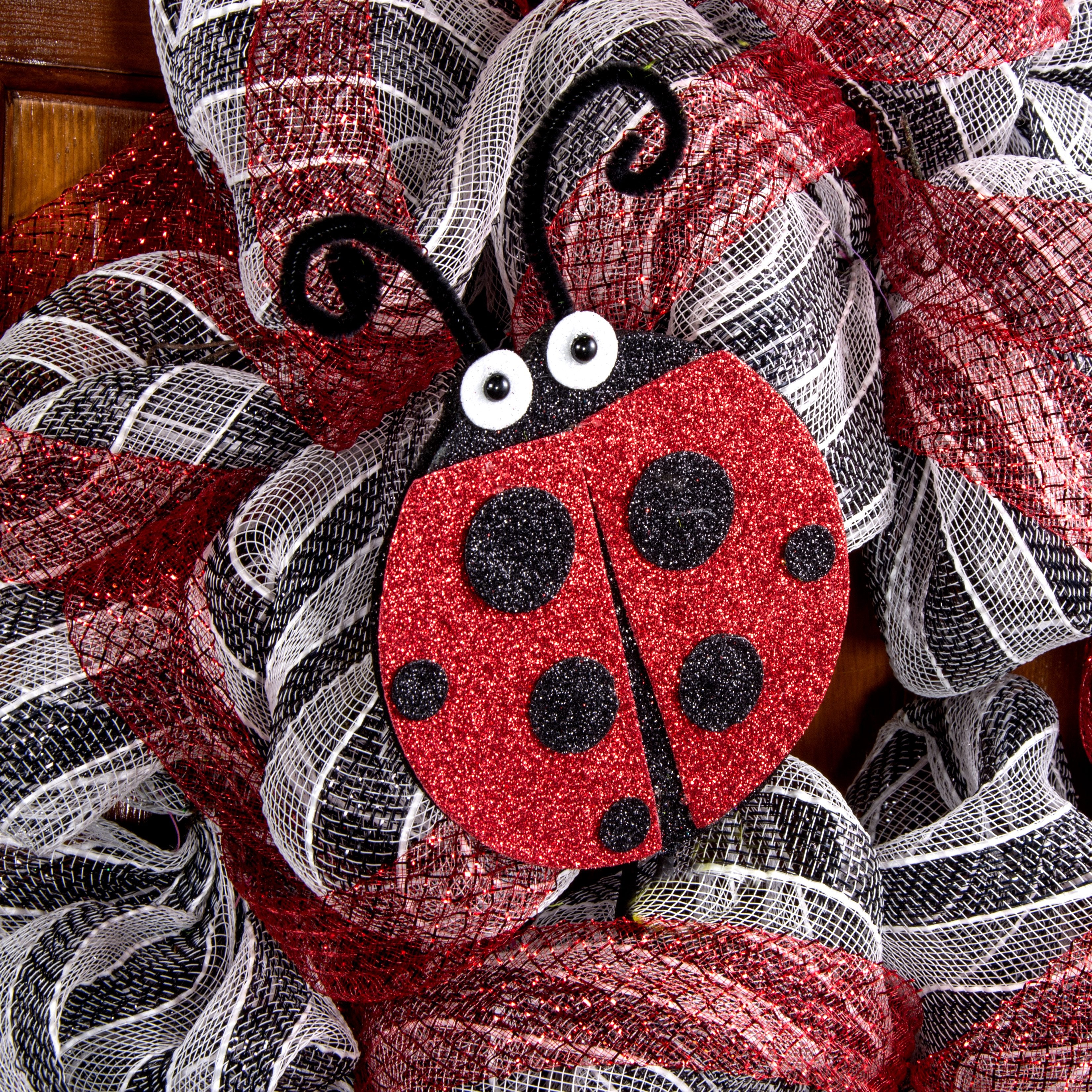 17" Glitter Ladybug Pick detail photo 3