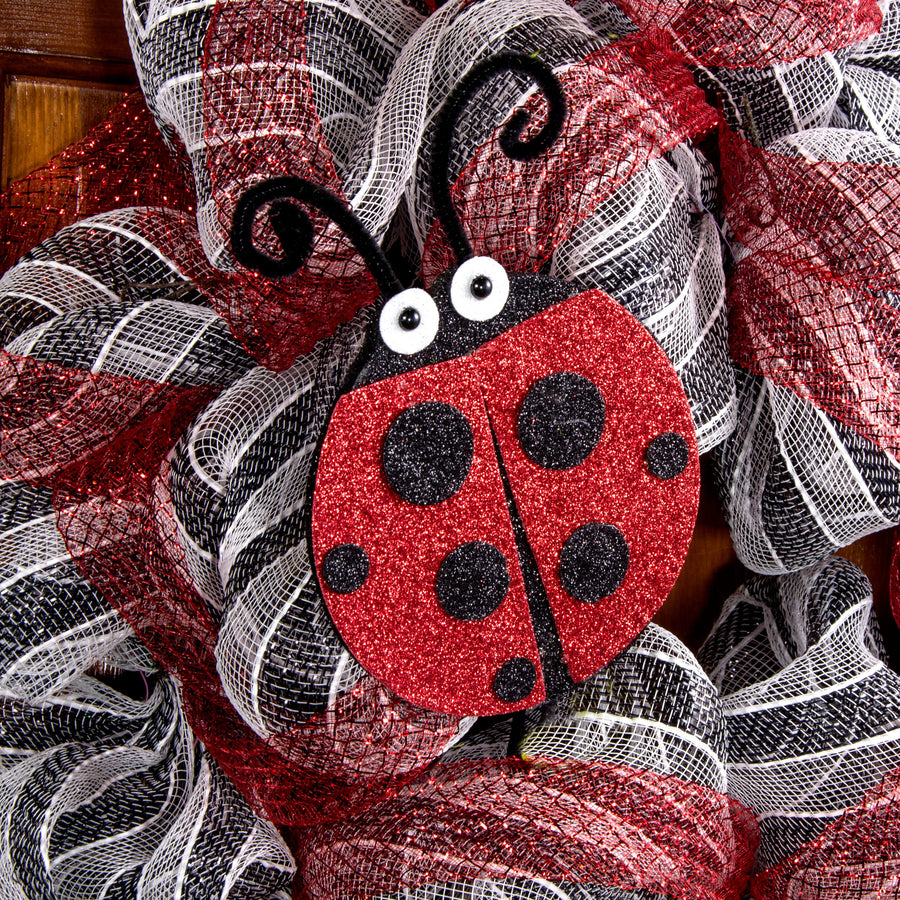 17" Glitter Ladybug Pick detail photo 3