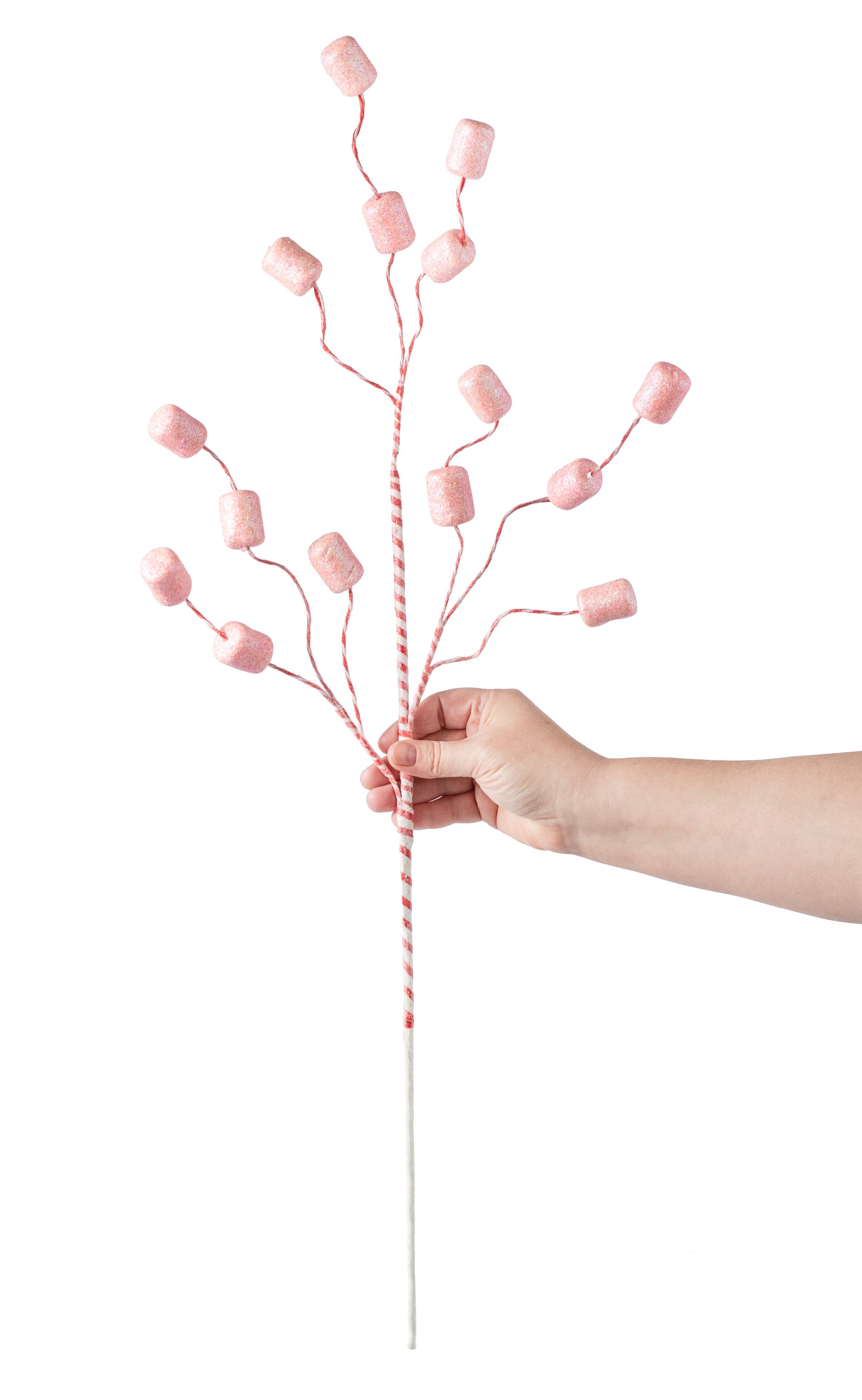 29" Glitter Marshmallow Spray: Pink detail photo 3