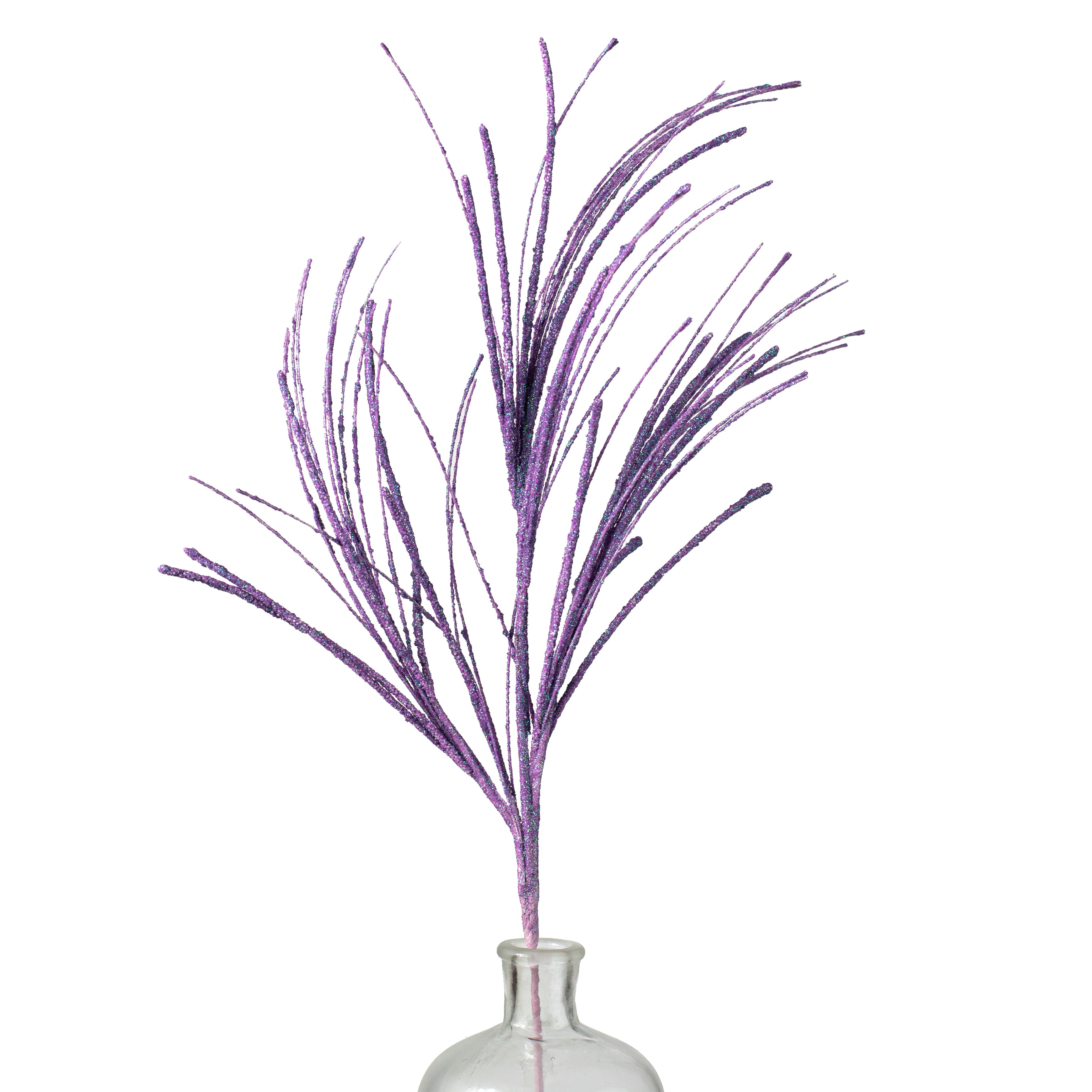 31" Glitter Mini Bead Fishline Spray: Lavender Item Number: MN032913