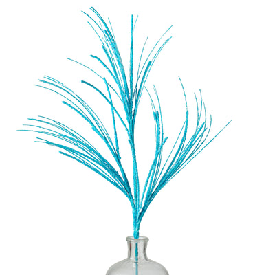 31" Glitter Mini Bead Fishline Spray: Light Blue Item Number: MN032914