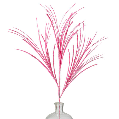 31" Glitter Mini Bead Fishline Spray: Light Pink Item Number: MN032922