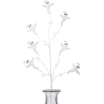 29" Glitter Mini Ghost Spray Item Number: 52650WT
