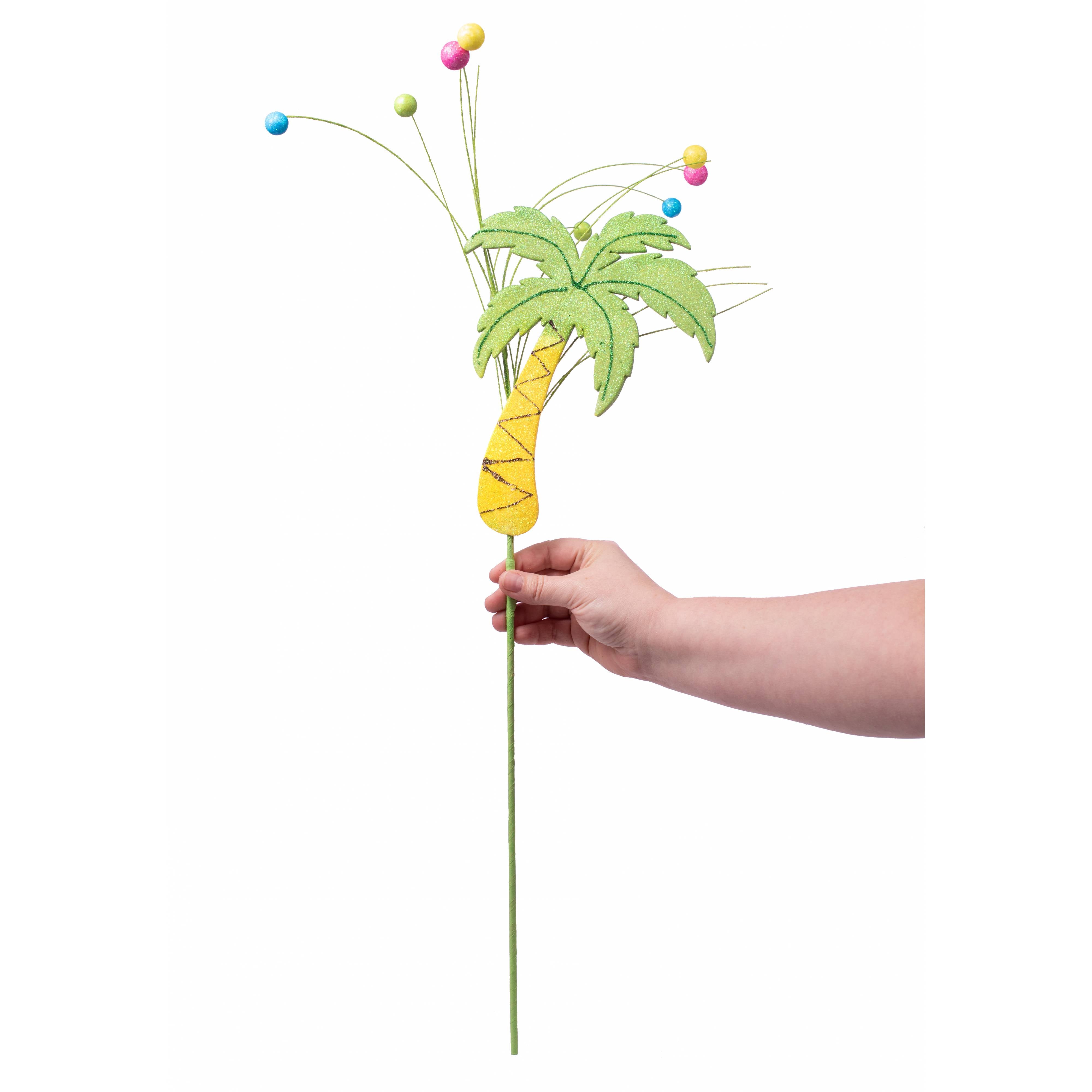 29" Glitter Palm Tree Spray Lifestyle Photo