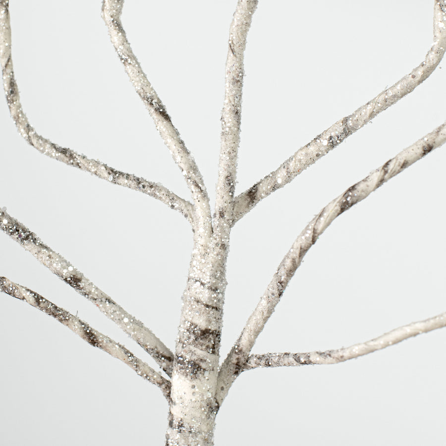 17" Glitter Paper Birch Twig Pick detail photo 3