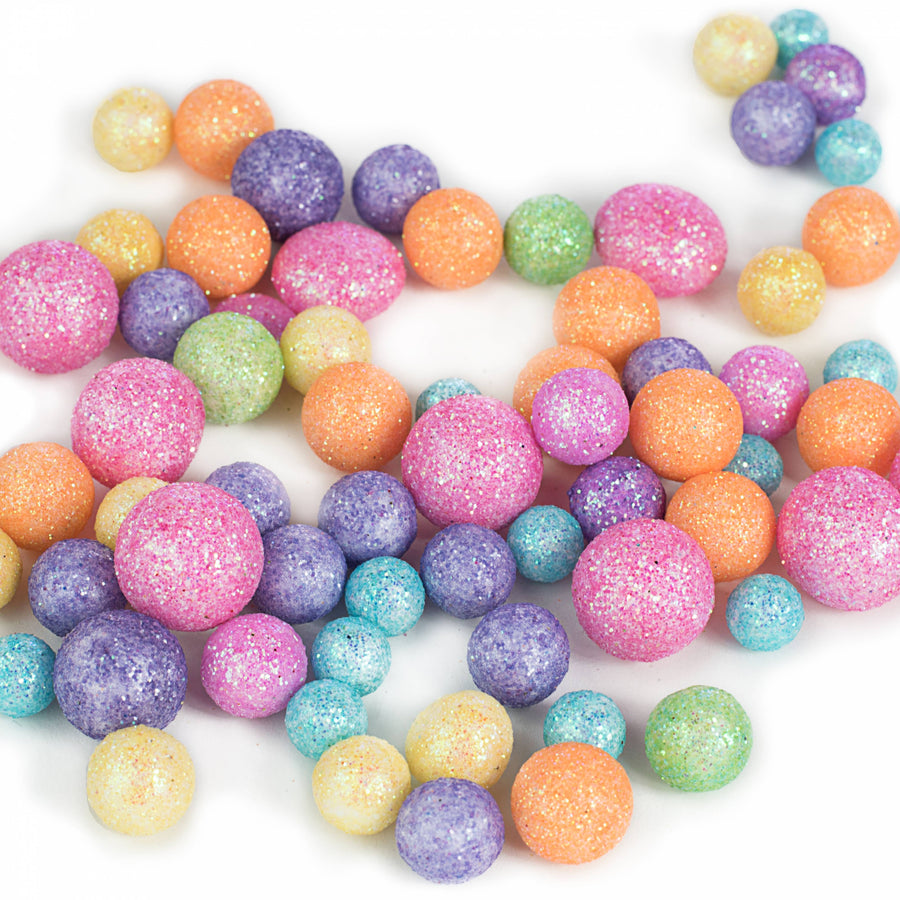 Glitter Pastel Confetti Balls Item Number: MZ20142C