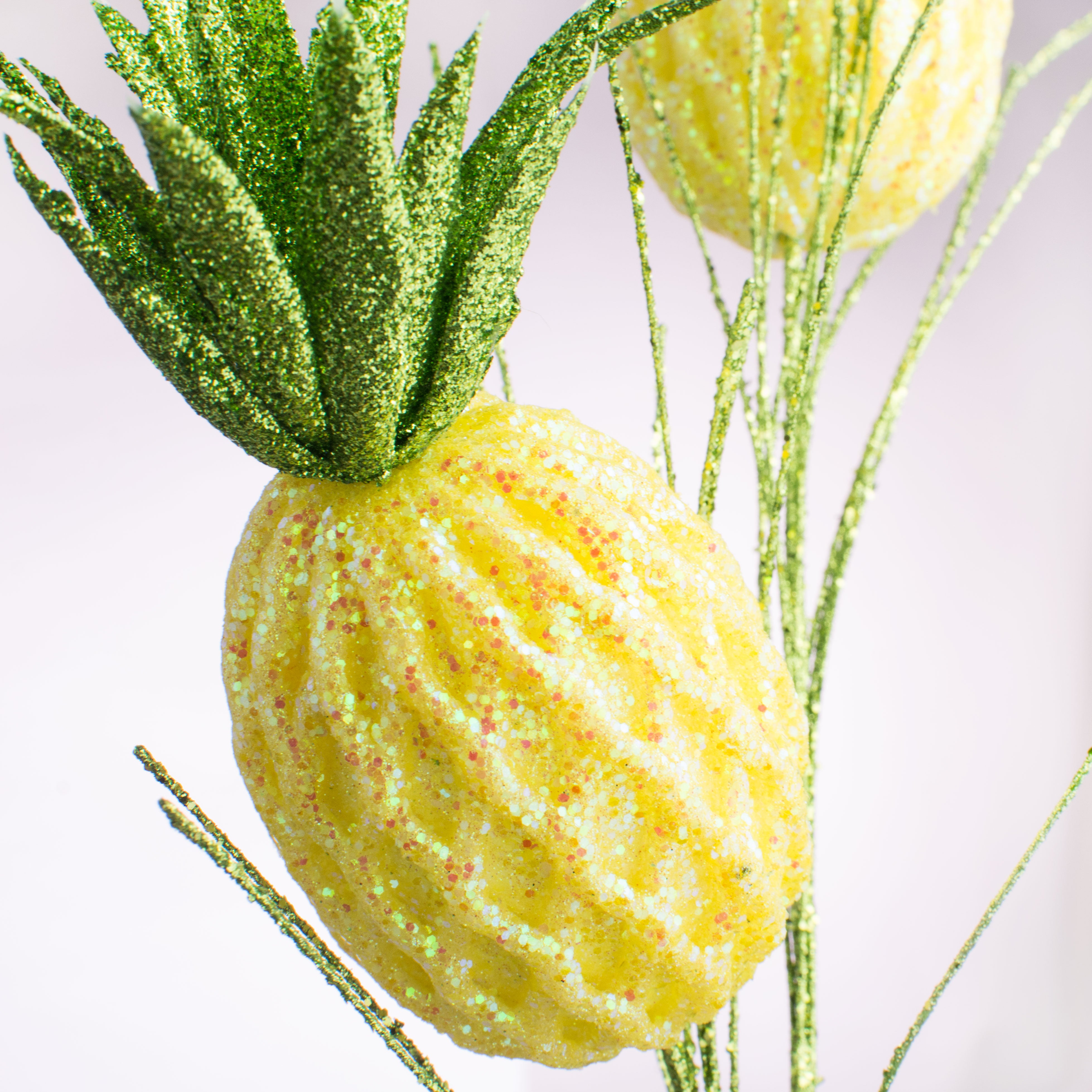 31" Glitter Pineapple Spray detail photo 4