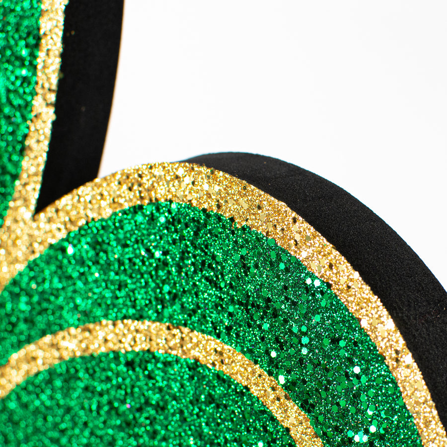 20" Glitter Polyfoam Fleur de Lis: Mardi Gras detail photo 3