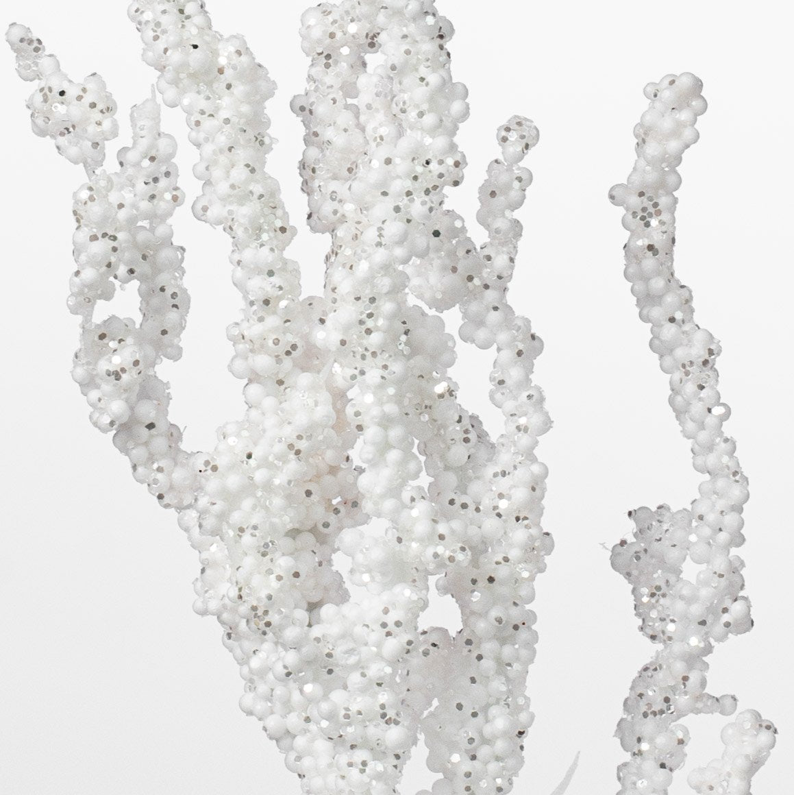 18" Glitter Snow Twig detail photo 3