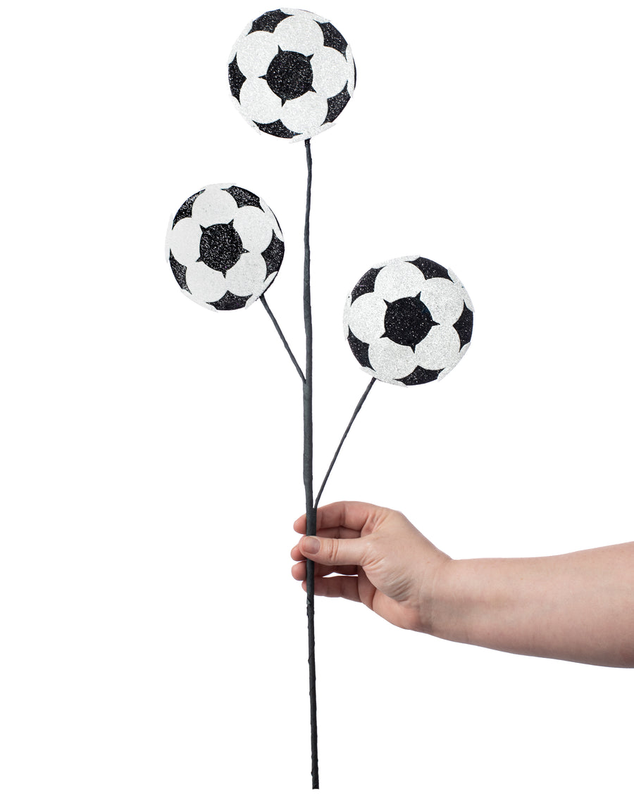 25" Glitter Soccer Balls Spray detail photo 3