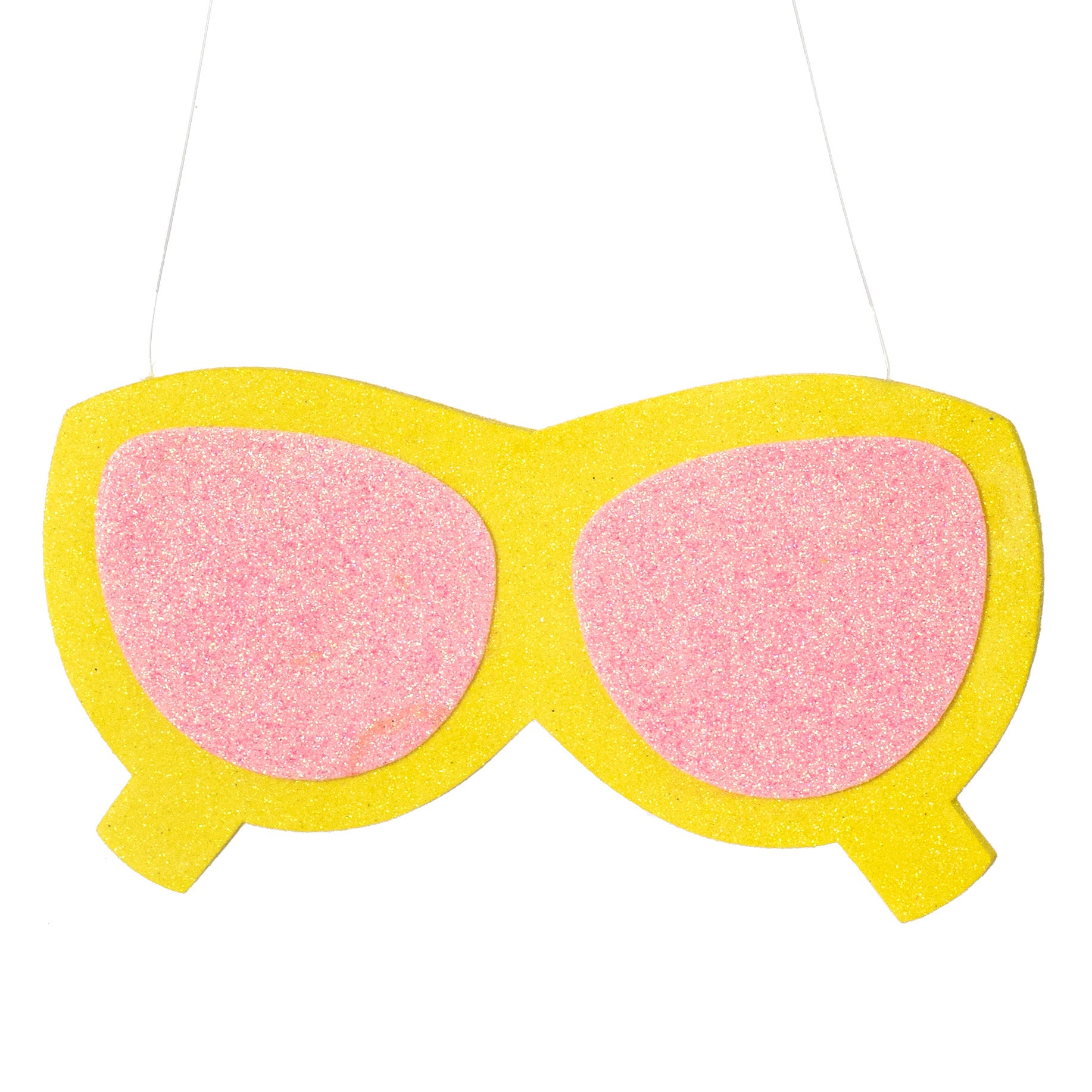 10" Glitter Sunglasses Ornament Item Number: 62402YWPK