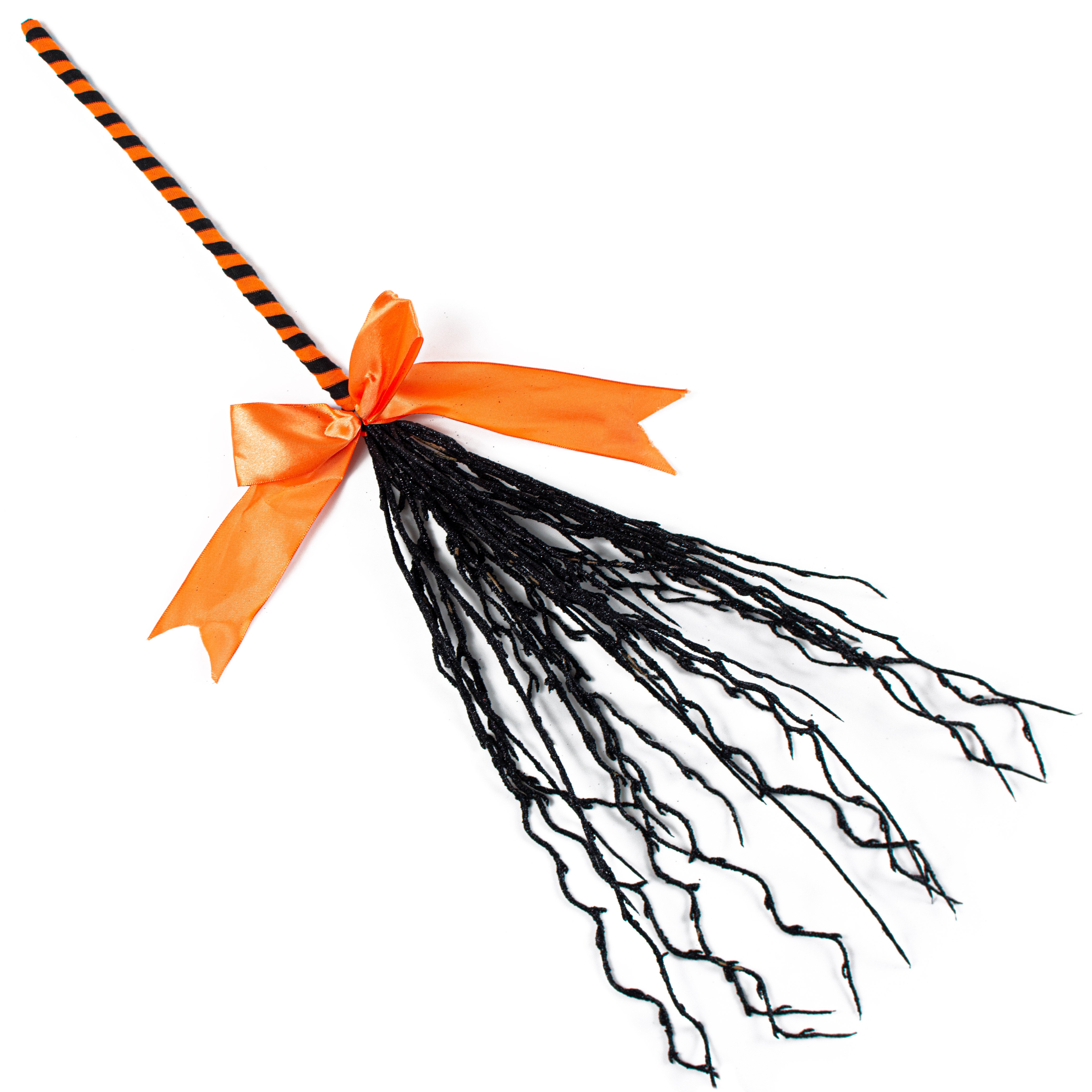 24" Glitter Twig Broom Item Number: 56550ORBK