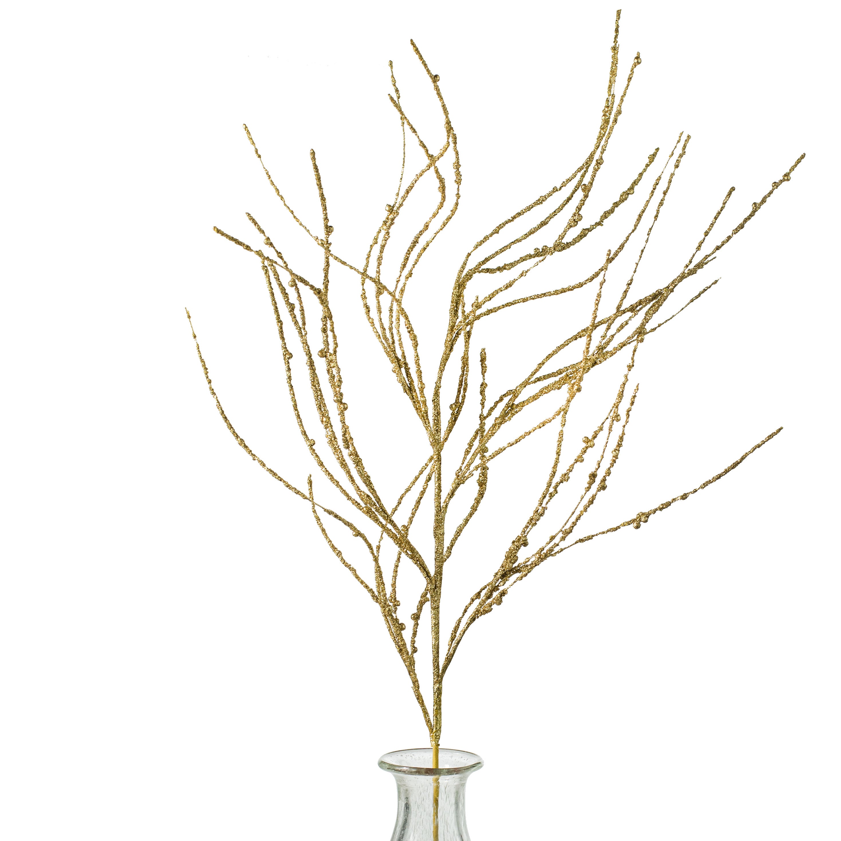 43" Glitter Twig Spray: Gold Item Number: 84098GD