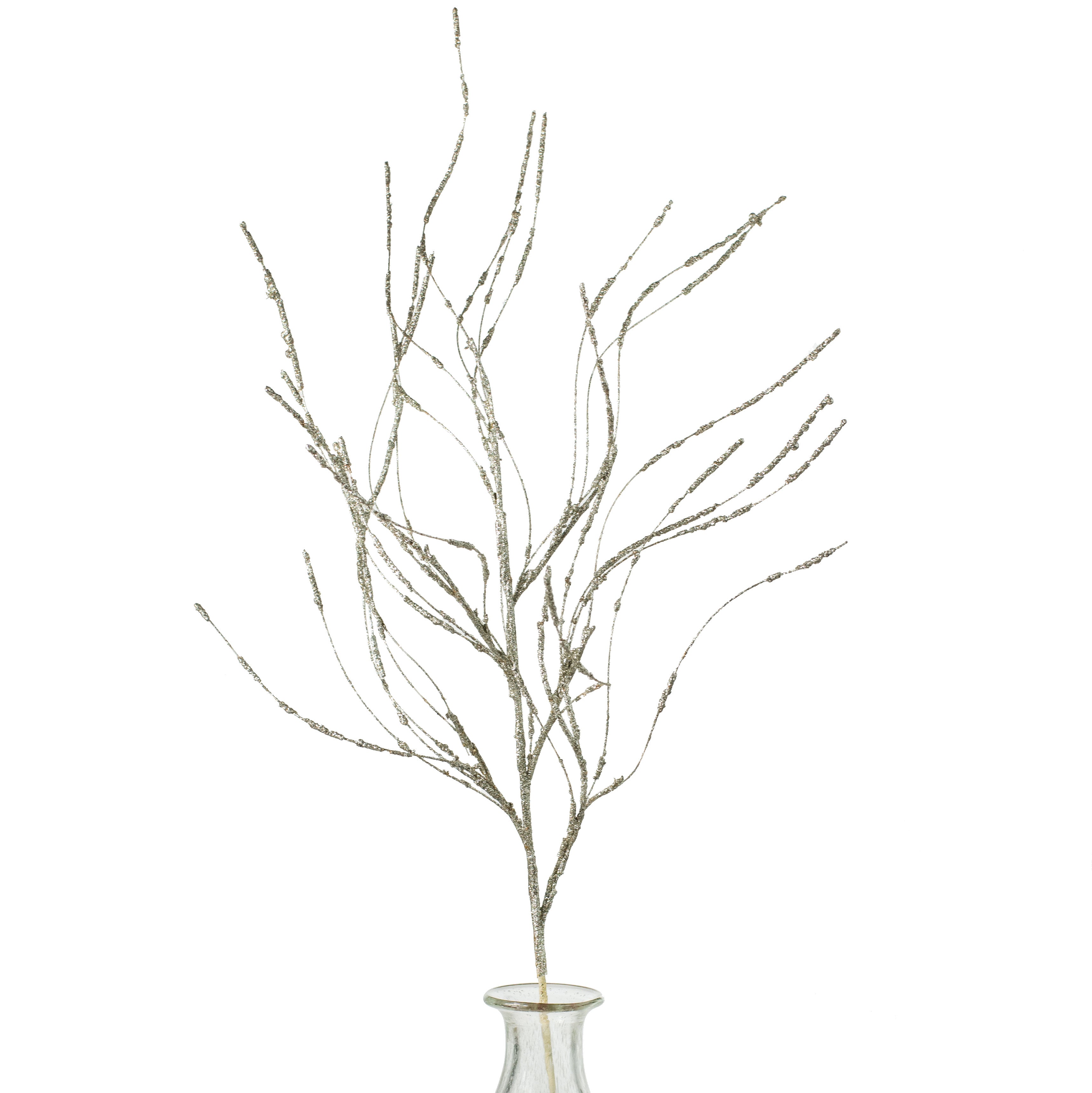 43" Glitter Twig Spray: Platinum Item Number: 84098PT