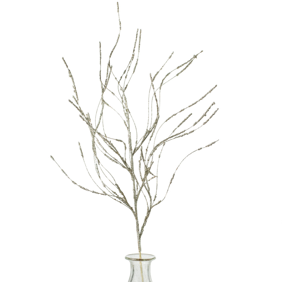 43" Glitter Twig Spray: Platinum Item Number: 84098PT