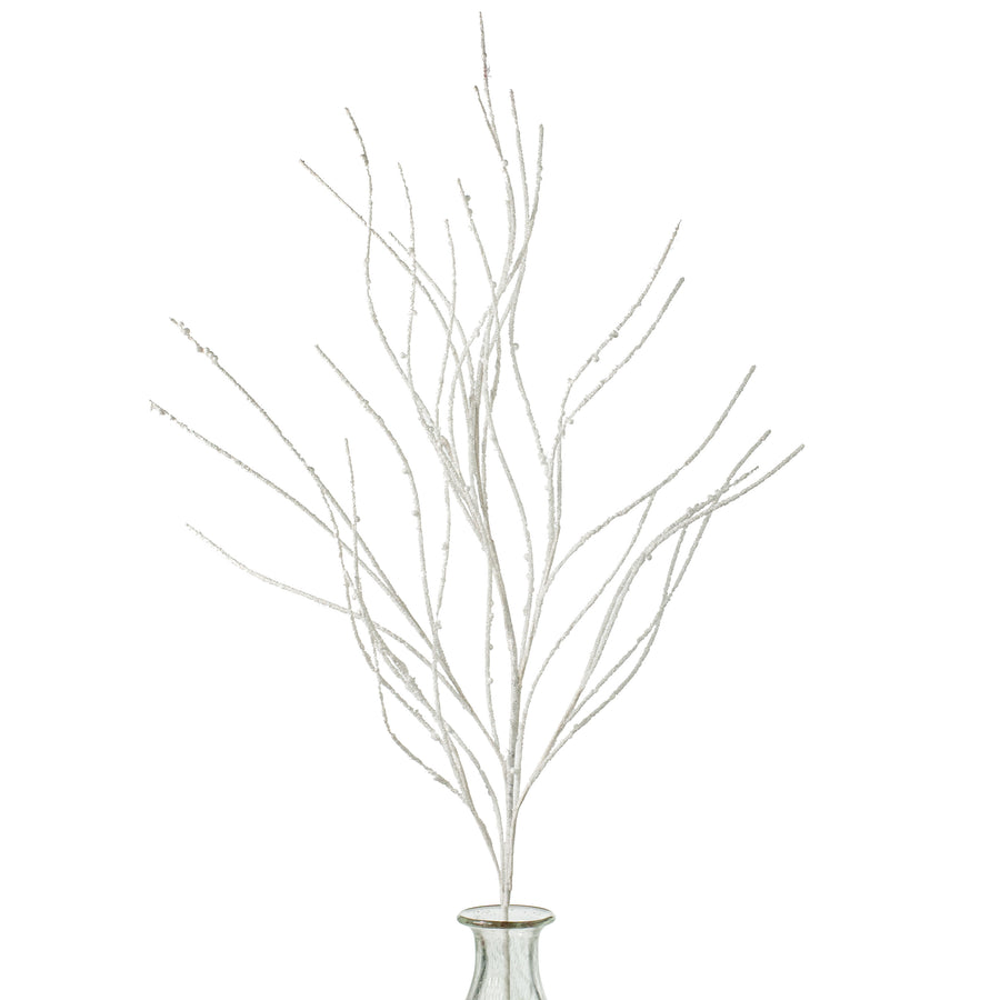 43" Glitter Twig Spray: White Item Number: 84098WT