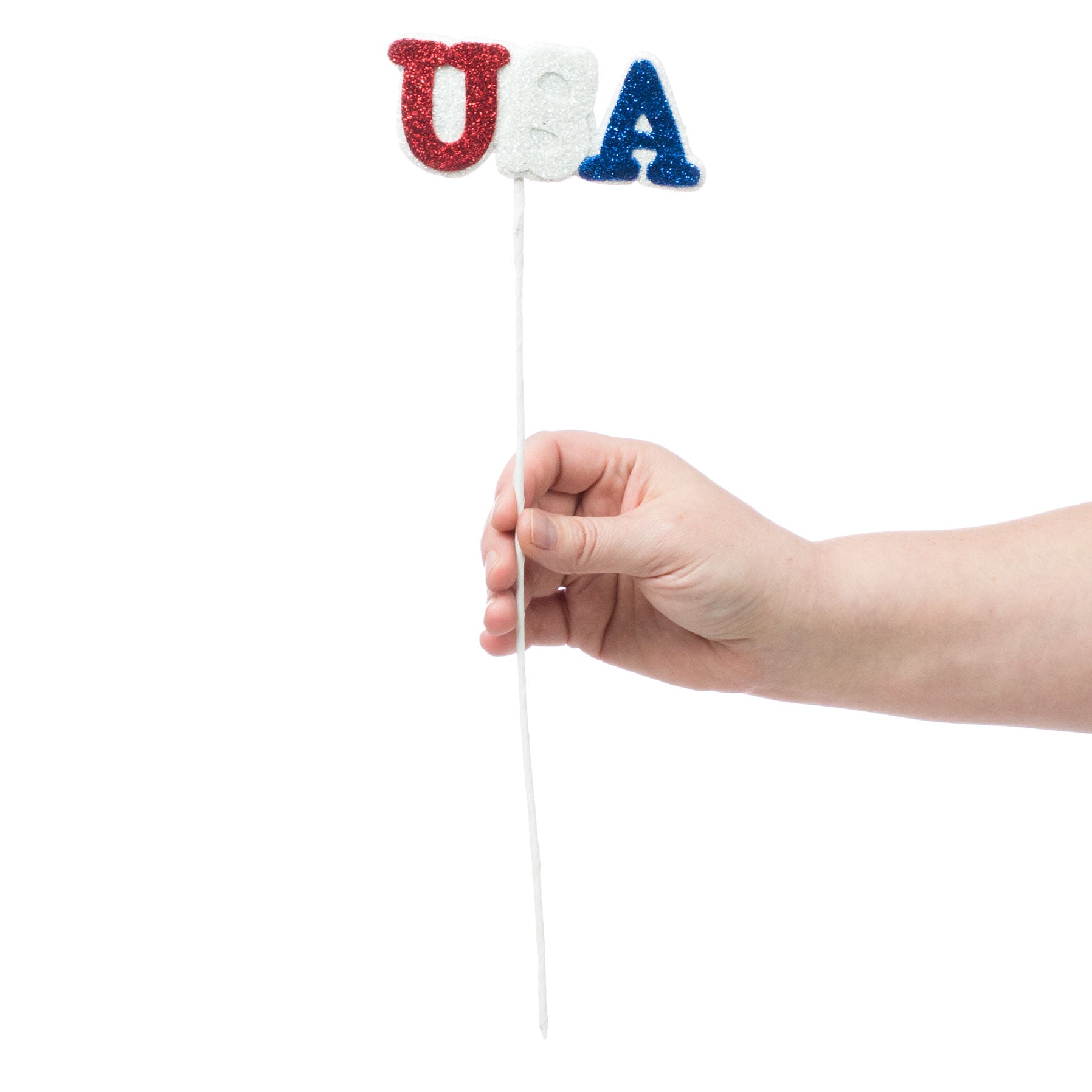 14" Glitter USA Pick Lifestyle Photo