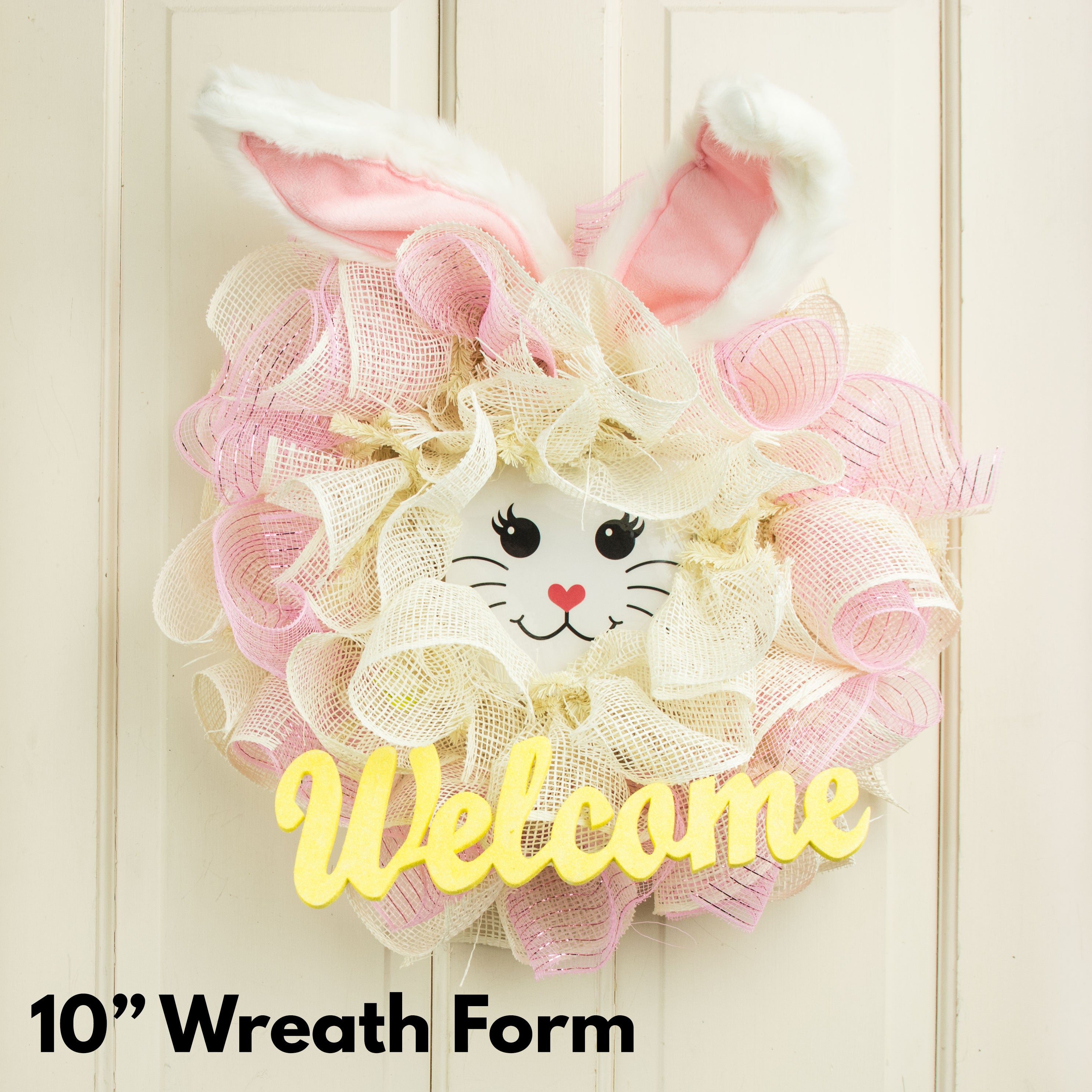 14" Glitter Welcome Cutout: Yellow Lifestyle Photo