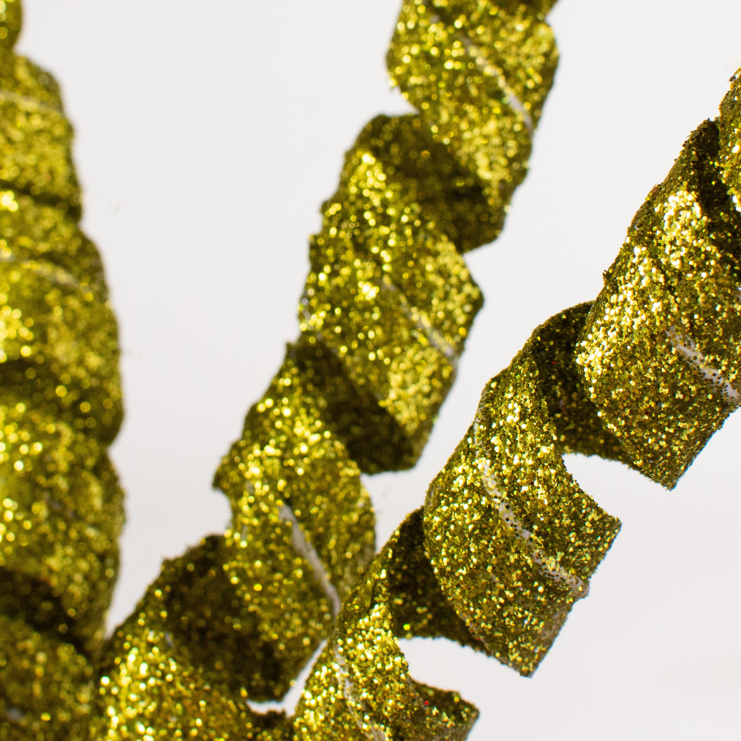 13" Glittered Curly Pick: Apple Green Lifestyle Photo