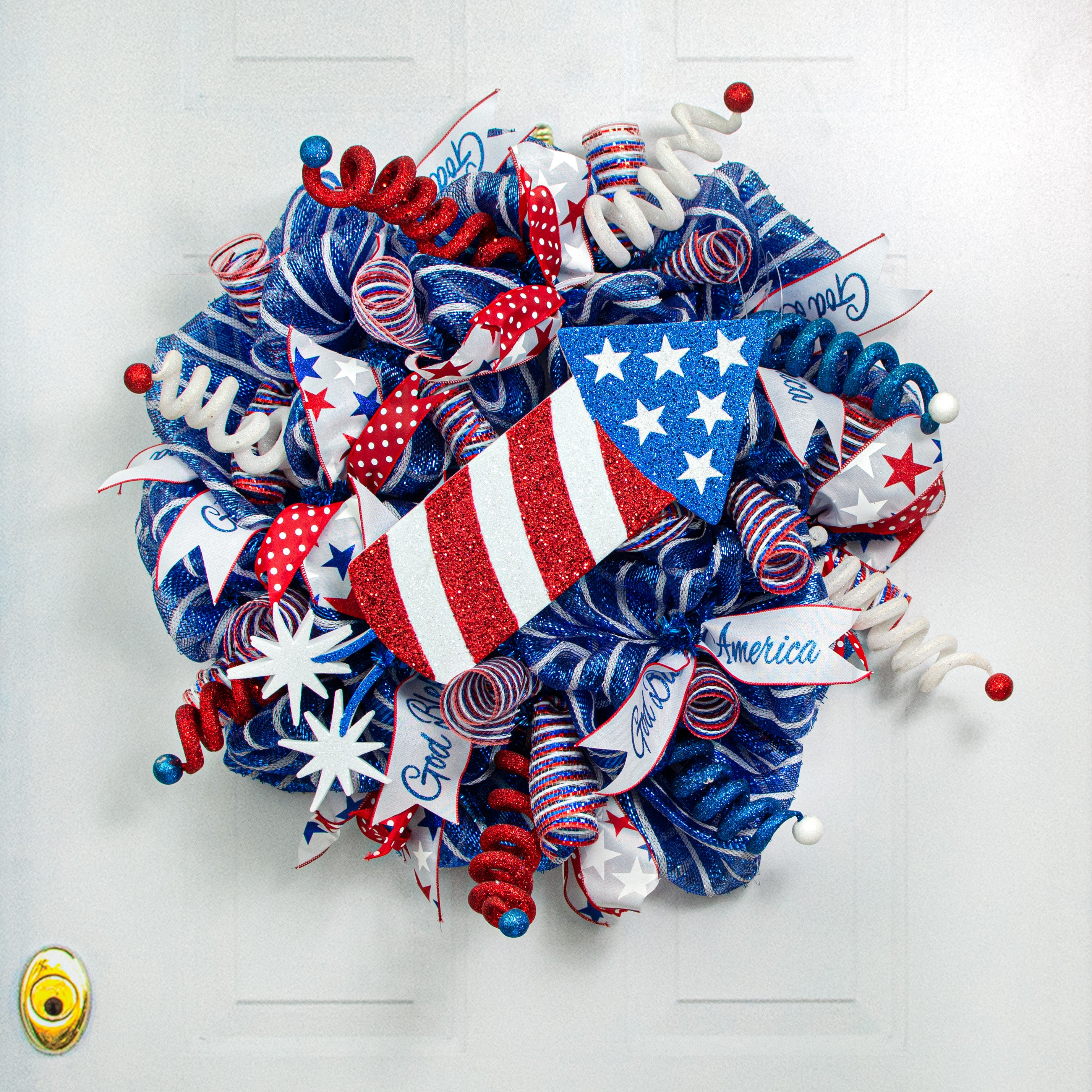20" Glittered Foam Firecracker Rocket Decoration Lifestyle Photo