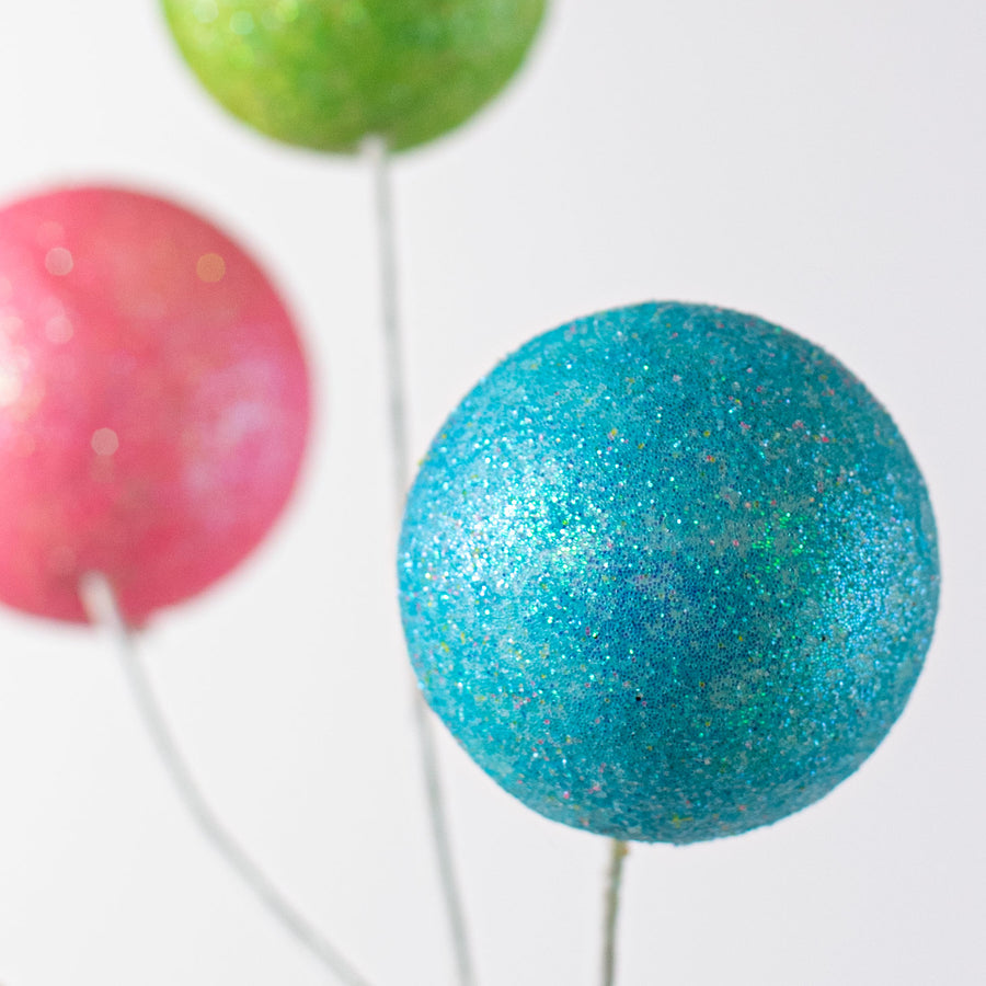 28" Glittered Gum-ball Spray: Pastel Multi Lifestyle Photo