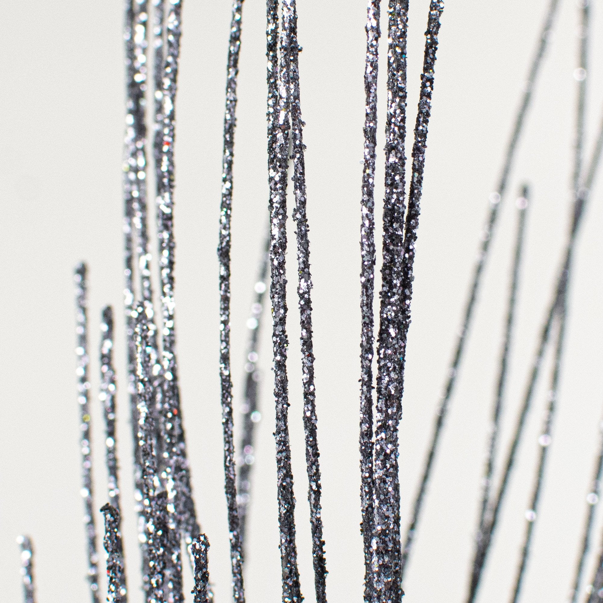 16" Glittered Pine Pick: Grey Lifestyle Photo