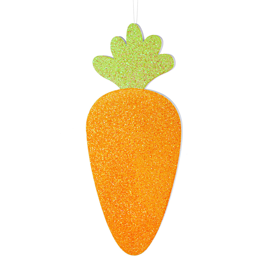 20" Glittered Polyfoam Carrot Hanger Item Number: MS1694