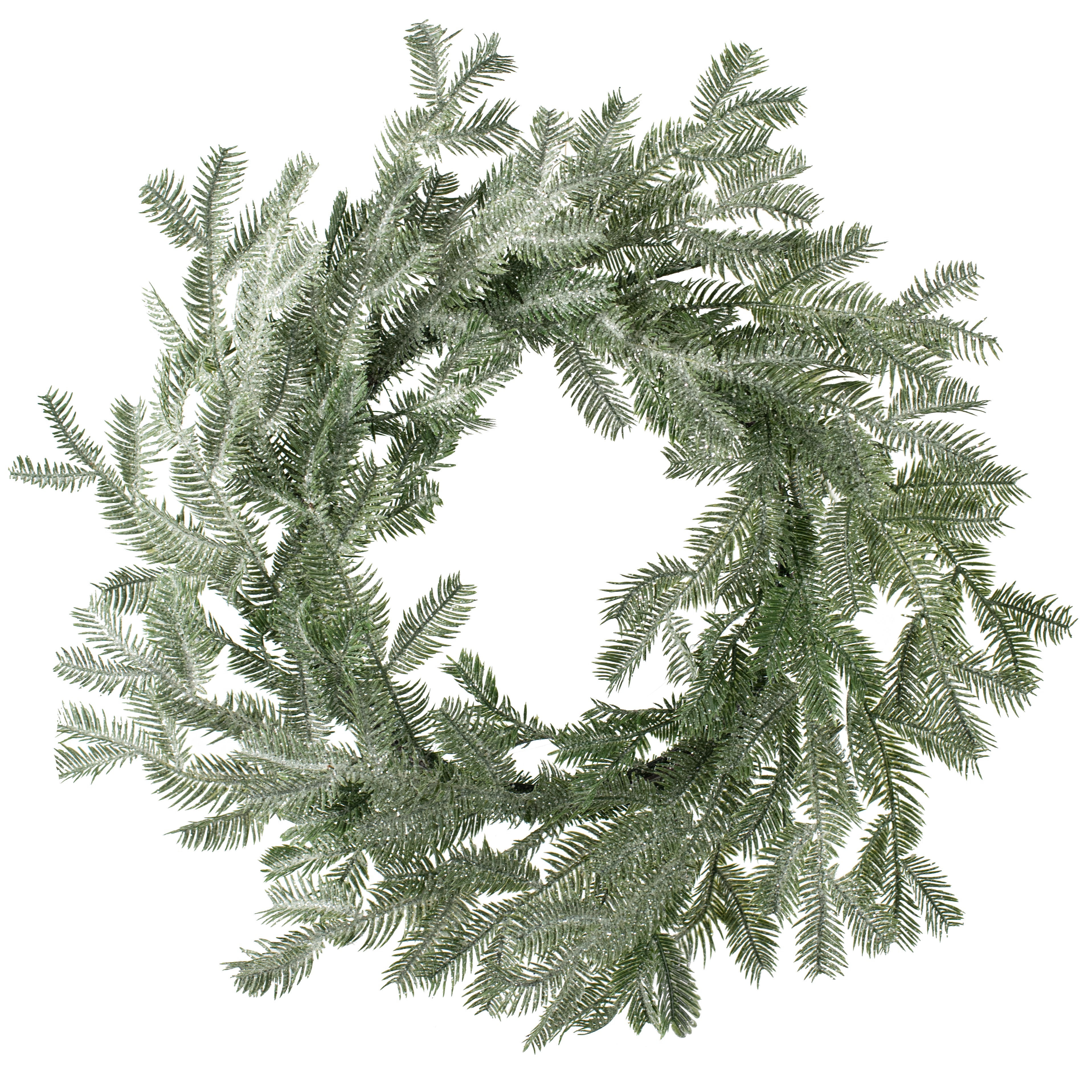 24" Glitzy Hemlock Pine Wreath Item Number: 2833287GR