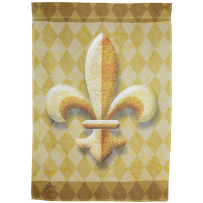 Gold Fleur De Lis Large Flag Item Number: 9795FL