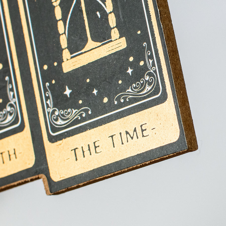 14" Gold Foil Tarot Card Block Sign detail photo 3