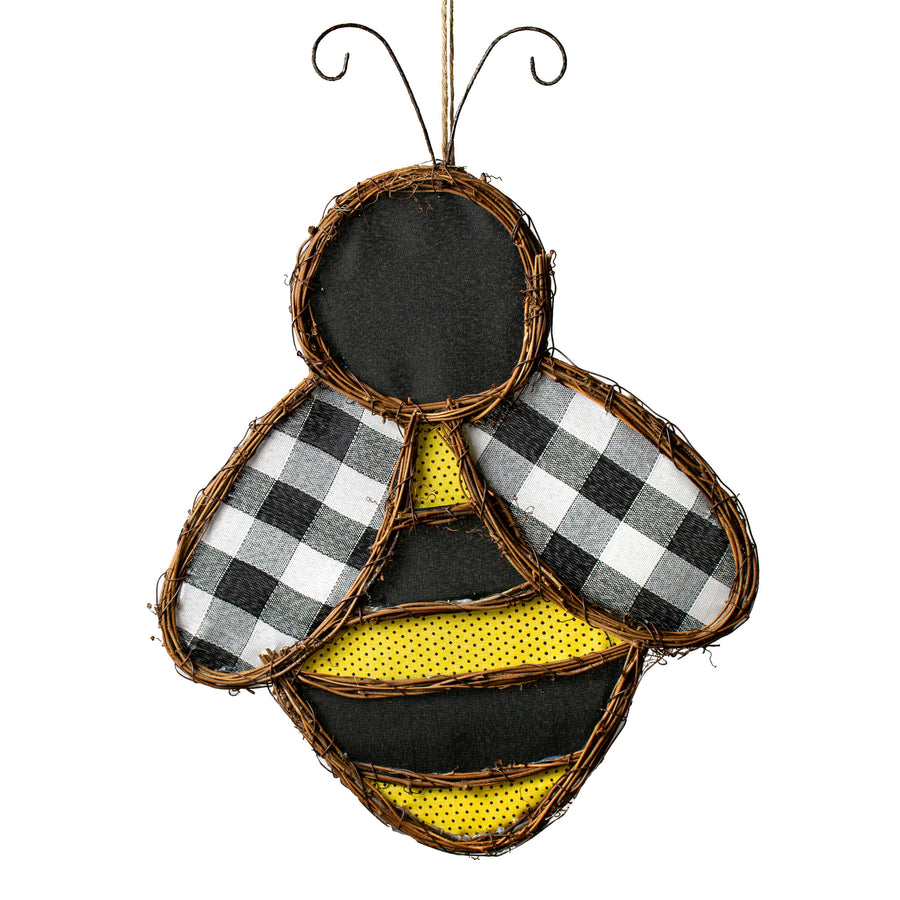 19" Grapevine Hanger: Check Bumble Bee Item Number: KG3068