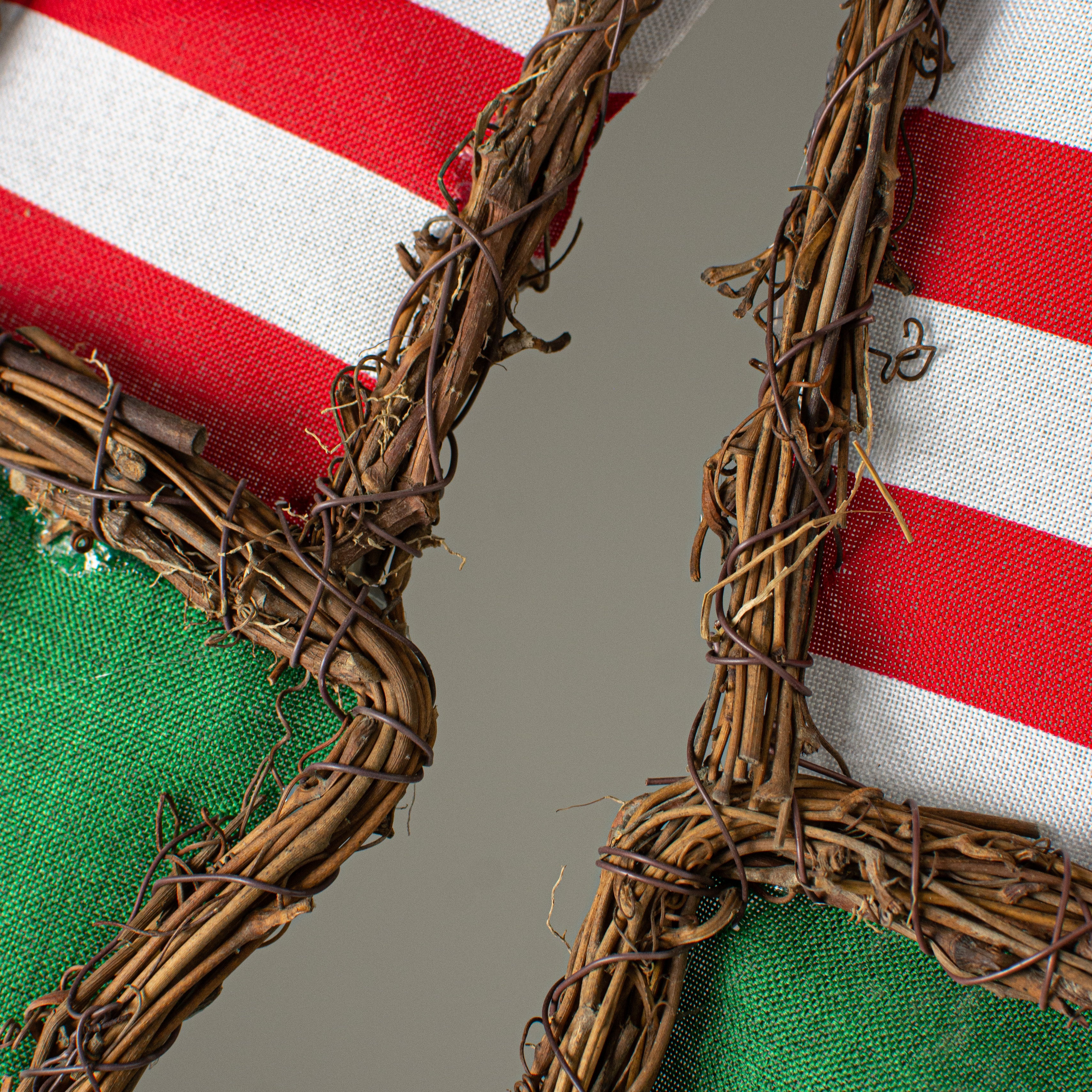 22" Grapevine Hanger: Elf Legs detail photo 3