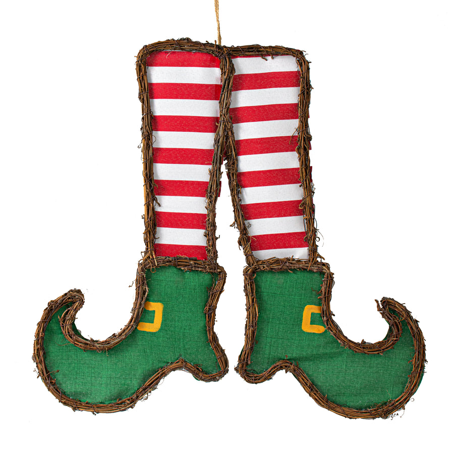 22" Grapevine Hanger: Elf Legs Item Number: KG3303