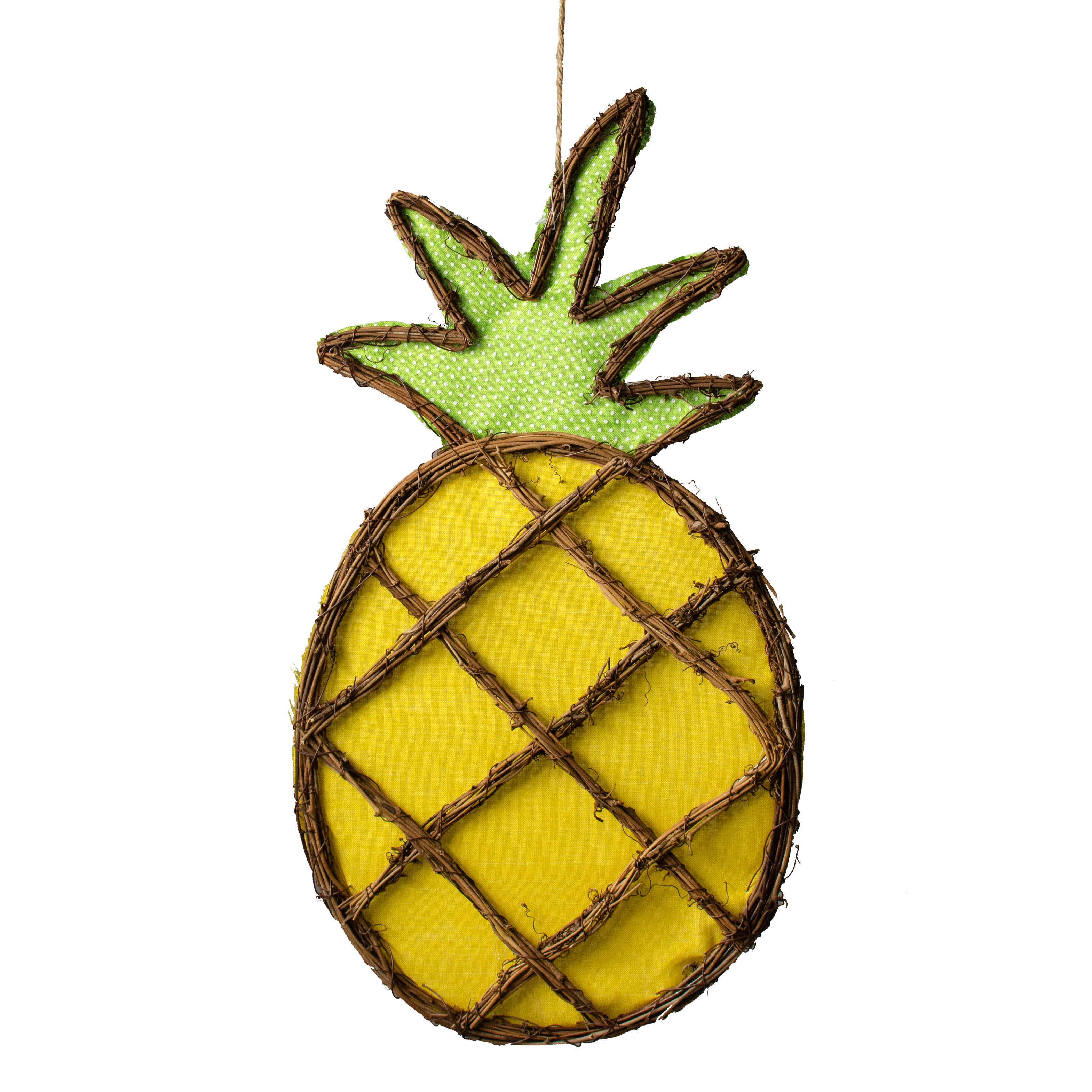 21" Grapevine Hanger: Pineapple Item Number: KG3077