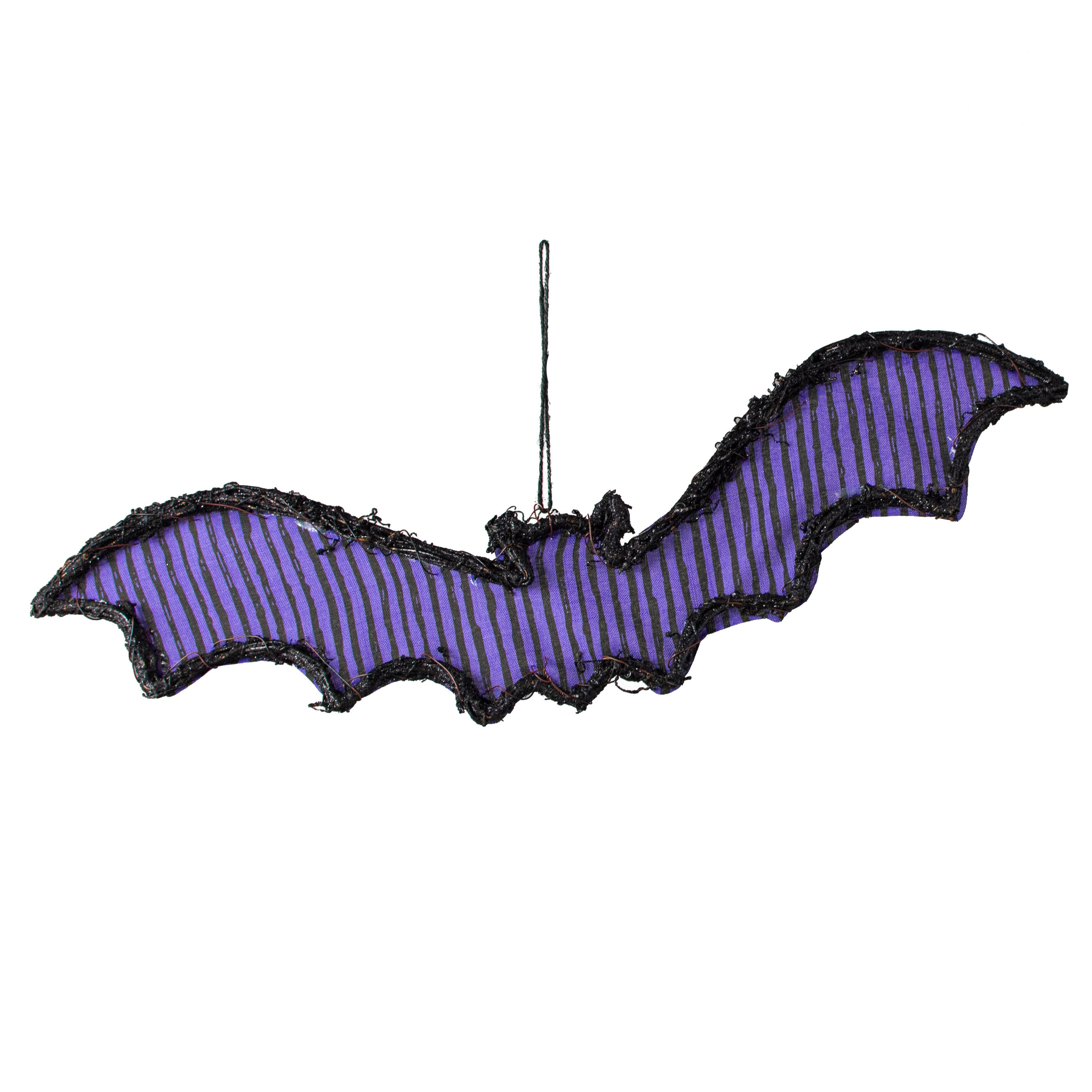 21" Grapevine Hanger: Purple Stripe Bat Item Number: KG3104