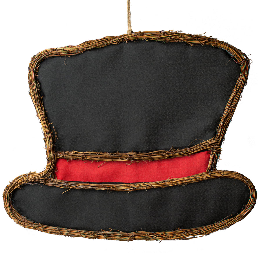 21.5" Grapevine Hanger: Snowman Hat Item Number: KG3034